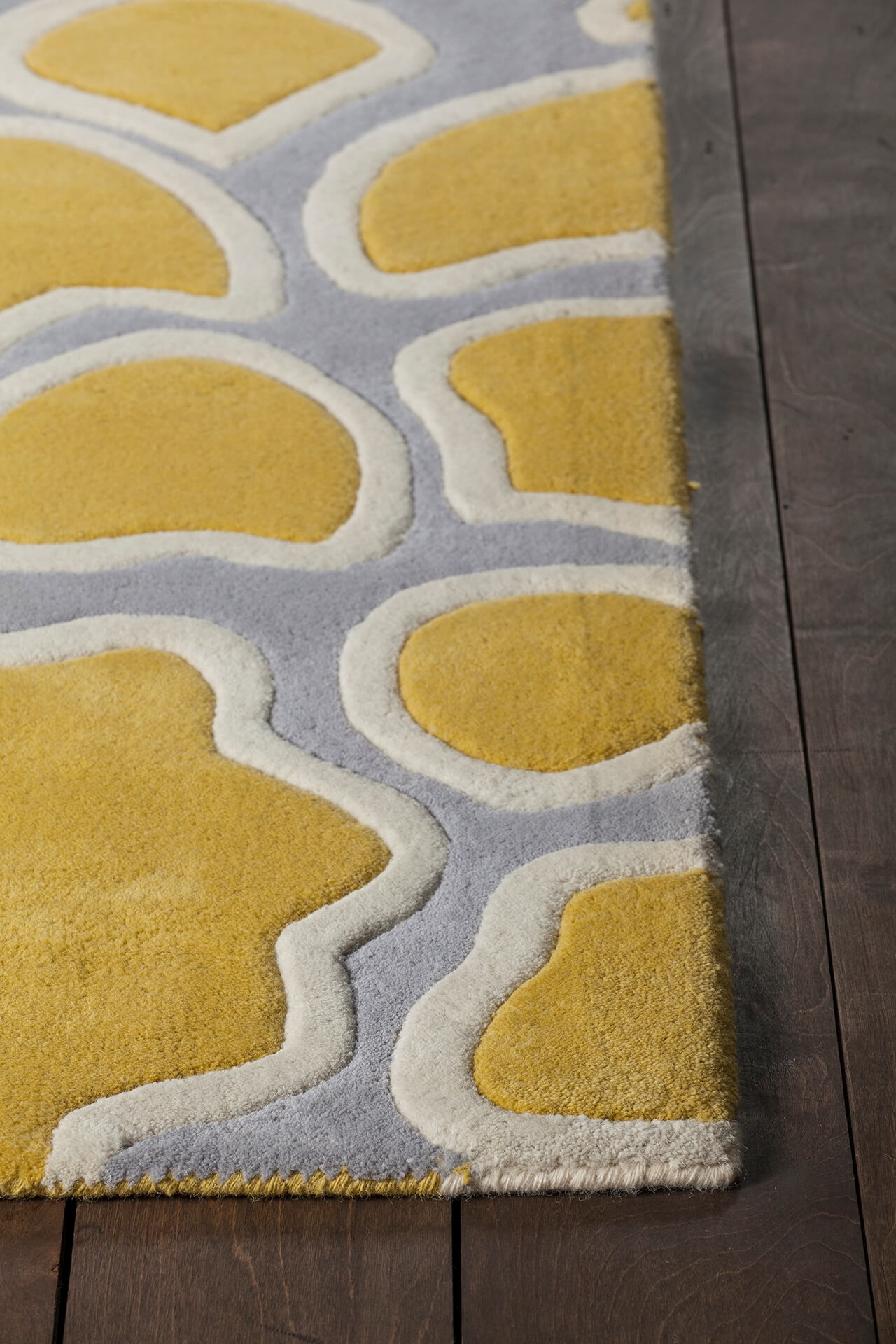 Inhabit Wool Rectangular Hand-tufted Rug, 5' x 7'6"