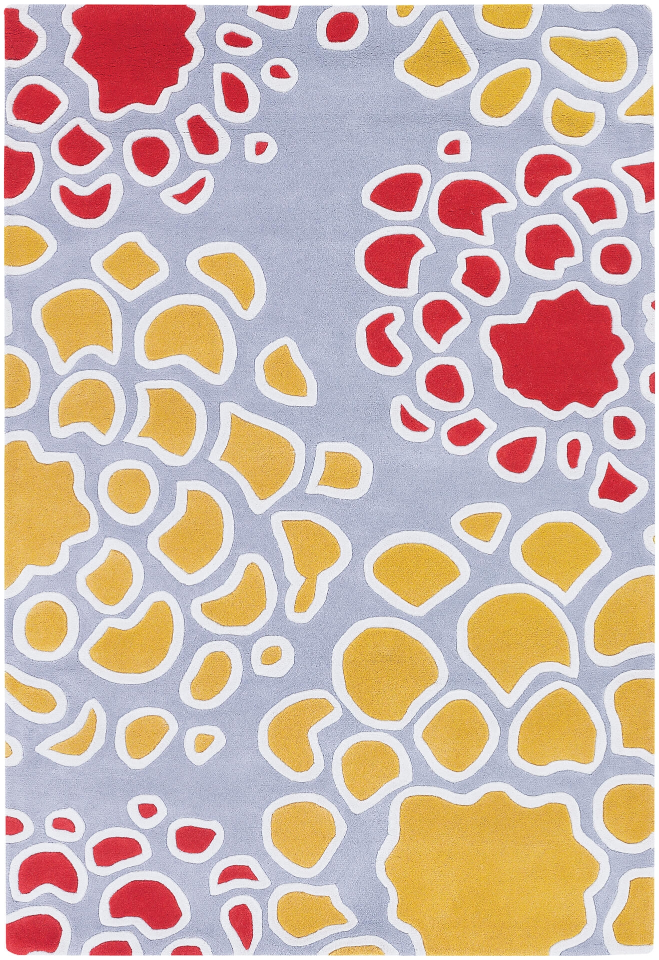 Inhabit Wool Rectangular Hand-tufted Rug, Composition 11