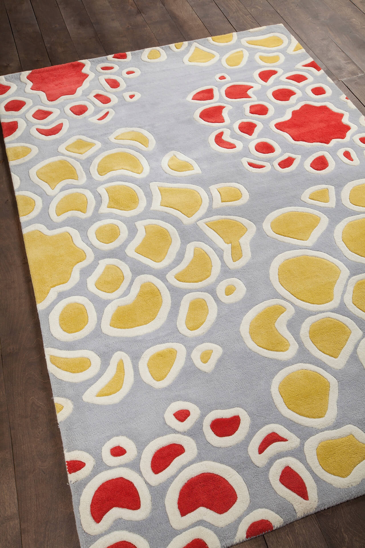 Inhabit Wool Rectangular Hand-tufted Rug, Composition 11