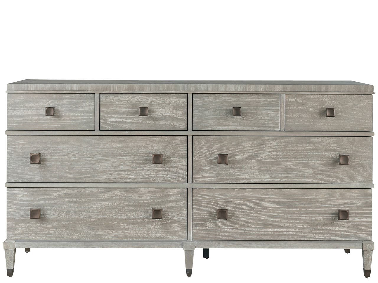 Birch Modern Double Dresser with Mirror