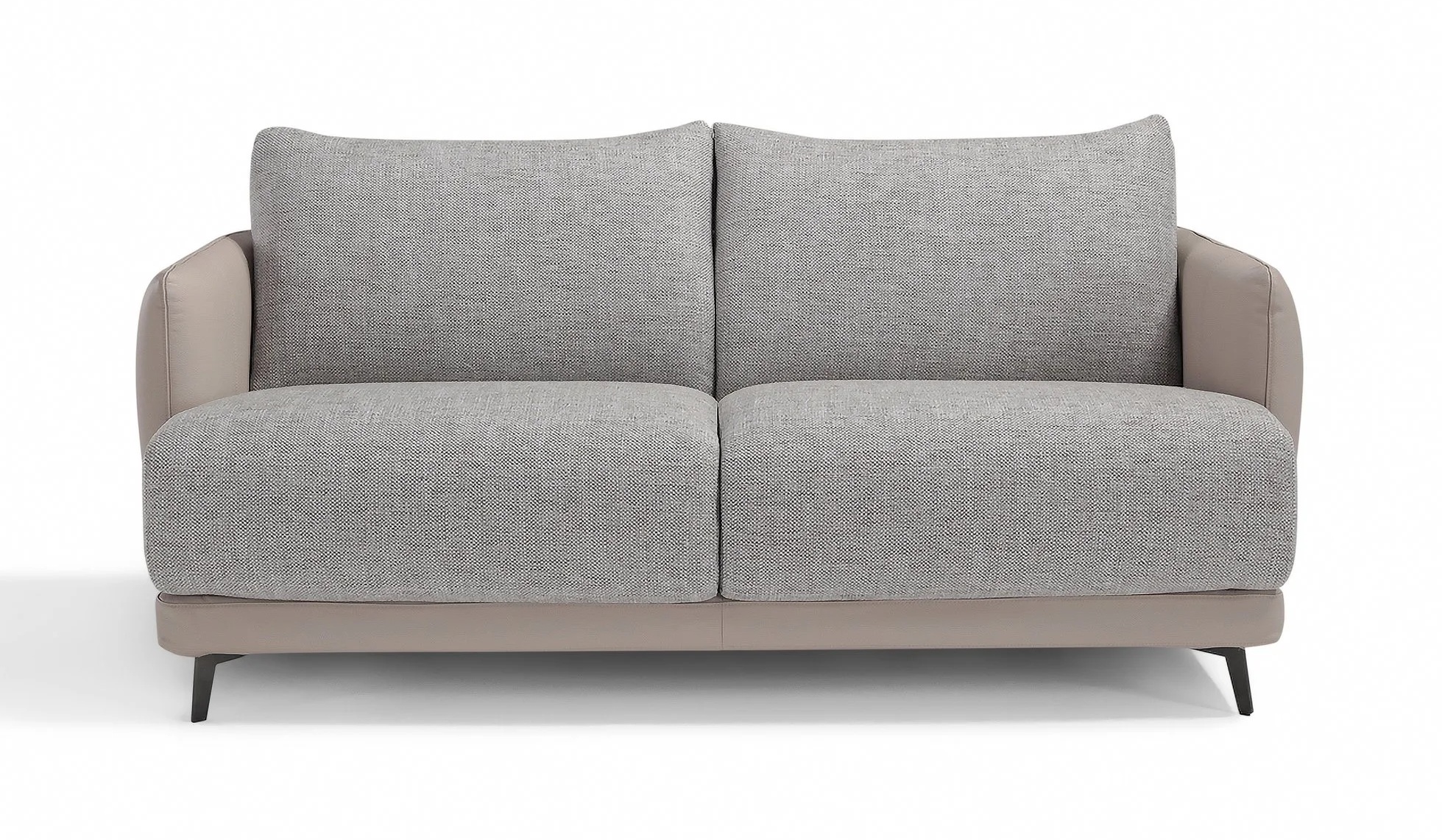 Iris Leather Convertible Sofabed Customizable