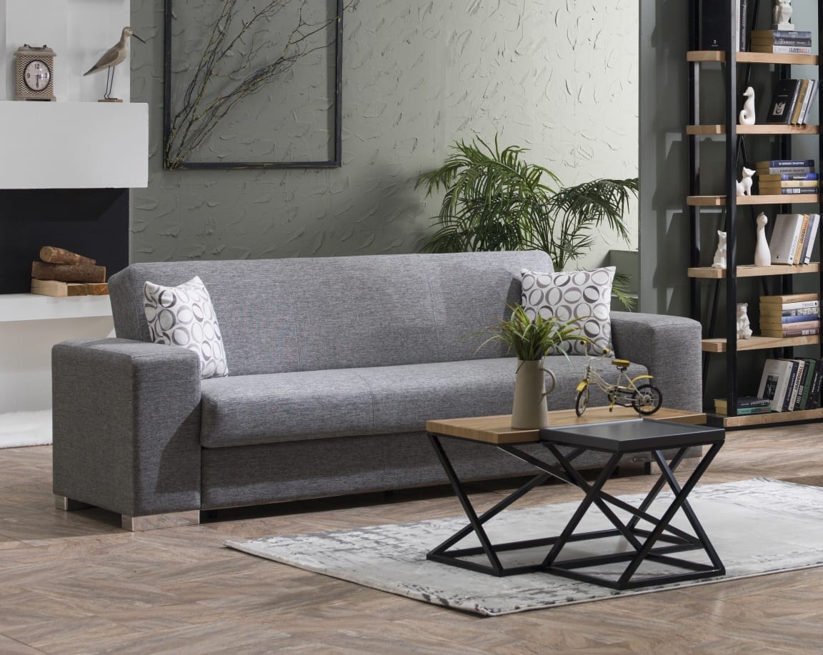 Kobe Fabric Storage Sleeper Sofabed