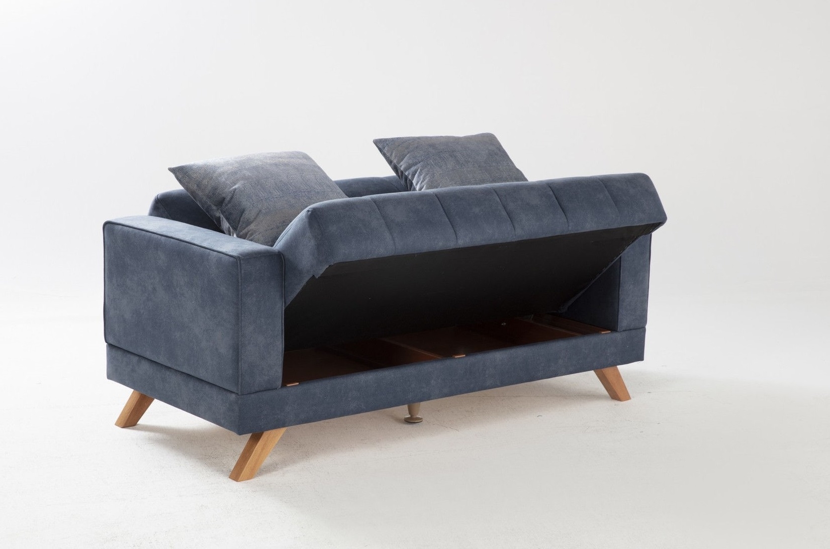 Montana Fabric Storage Sleeper Loveseat