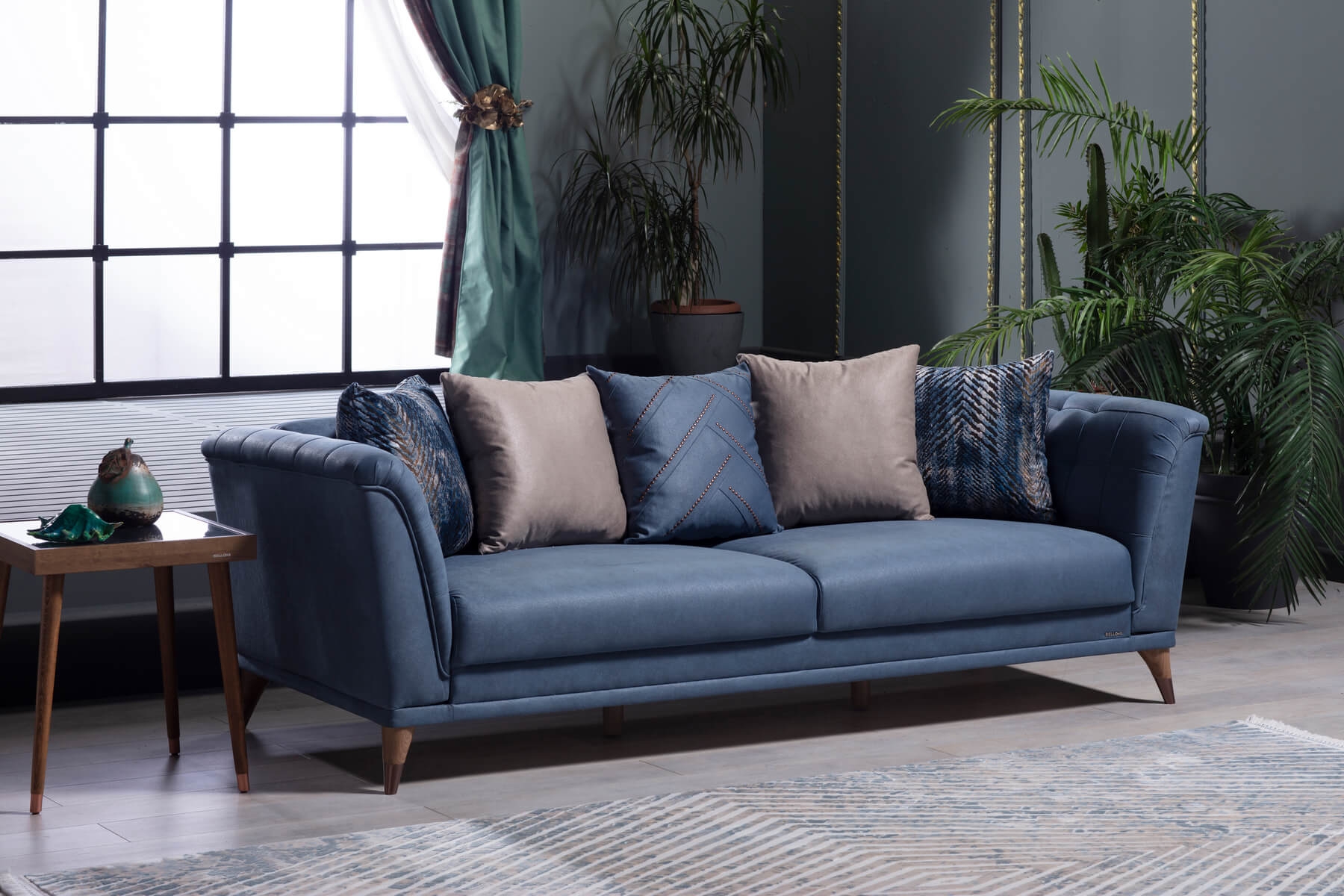 Selegno Fabric Storage Sofa