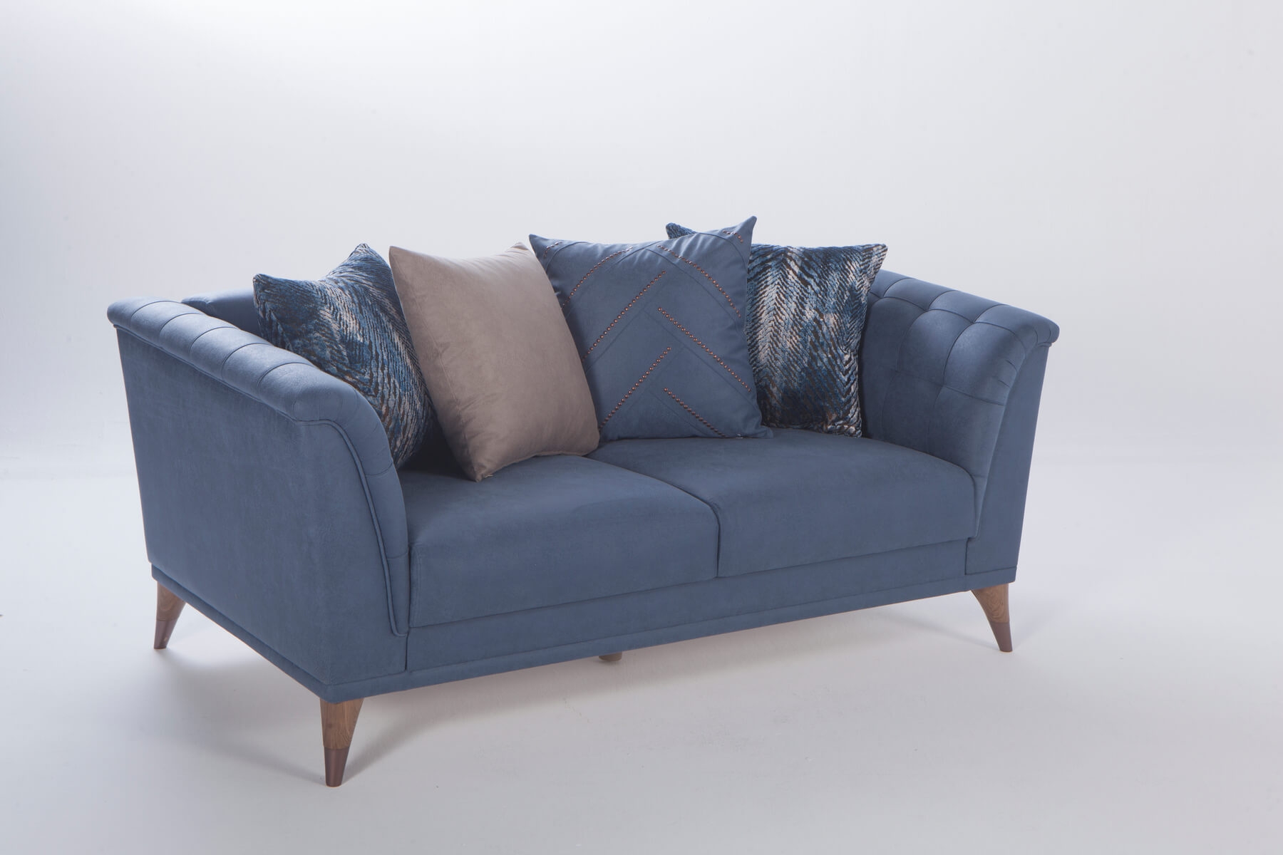 Selegno Fabric Storage Loveseat