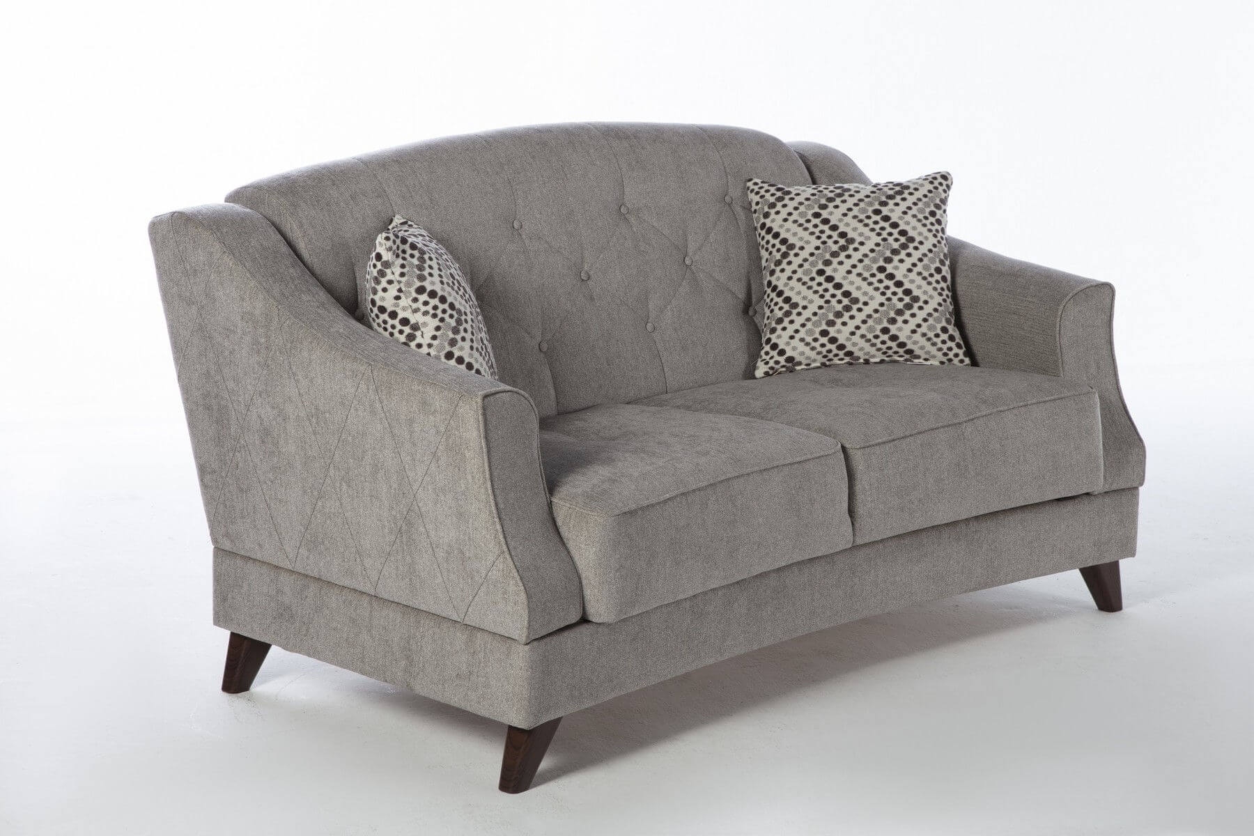Siena Fabric Sleeper Storage Living Room Set