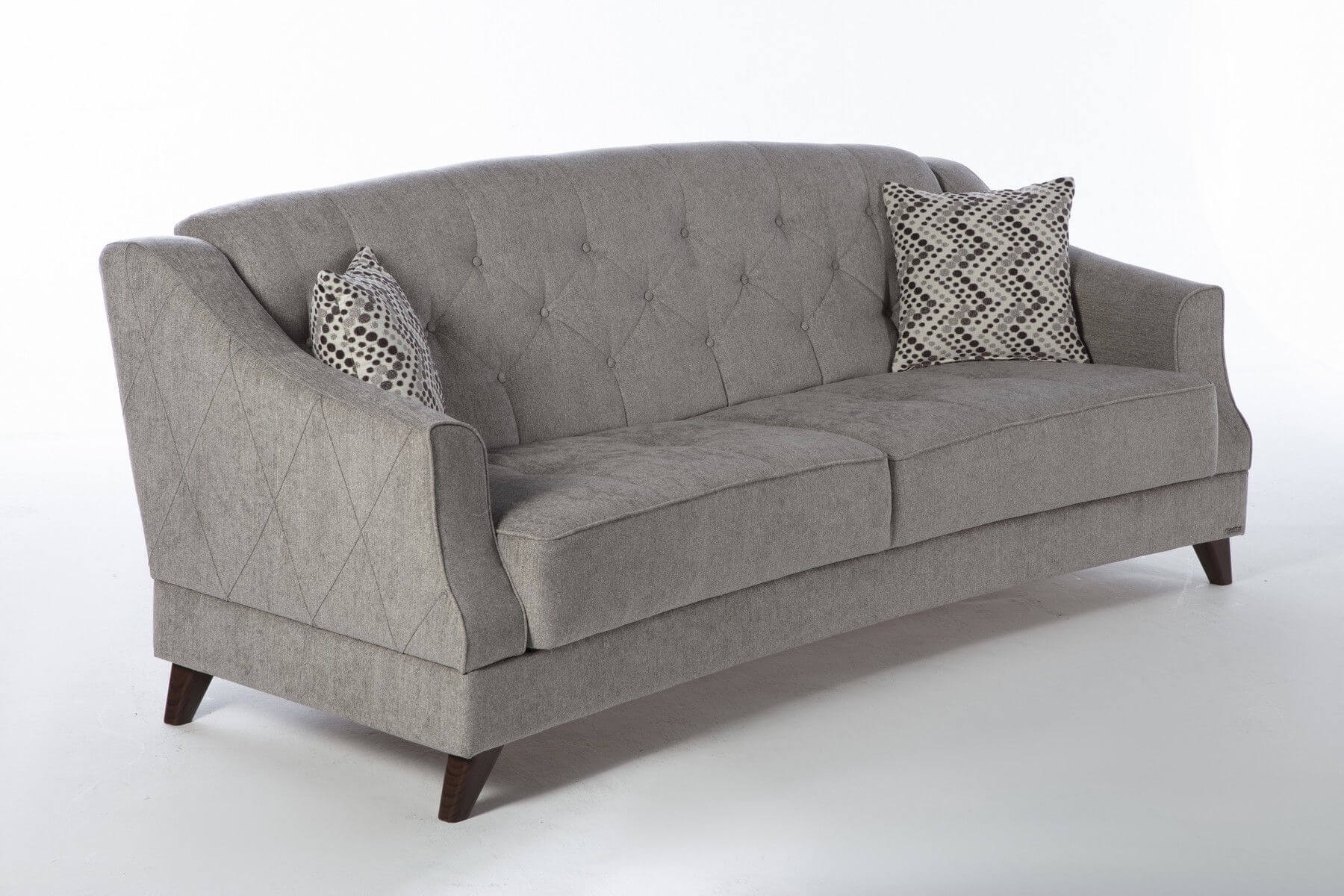 Siena Fabric Sleeper Storage Living Room Set
