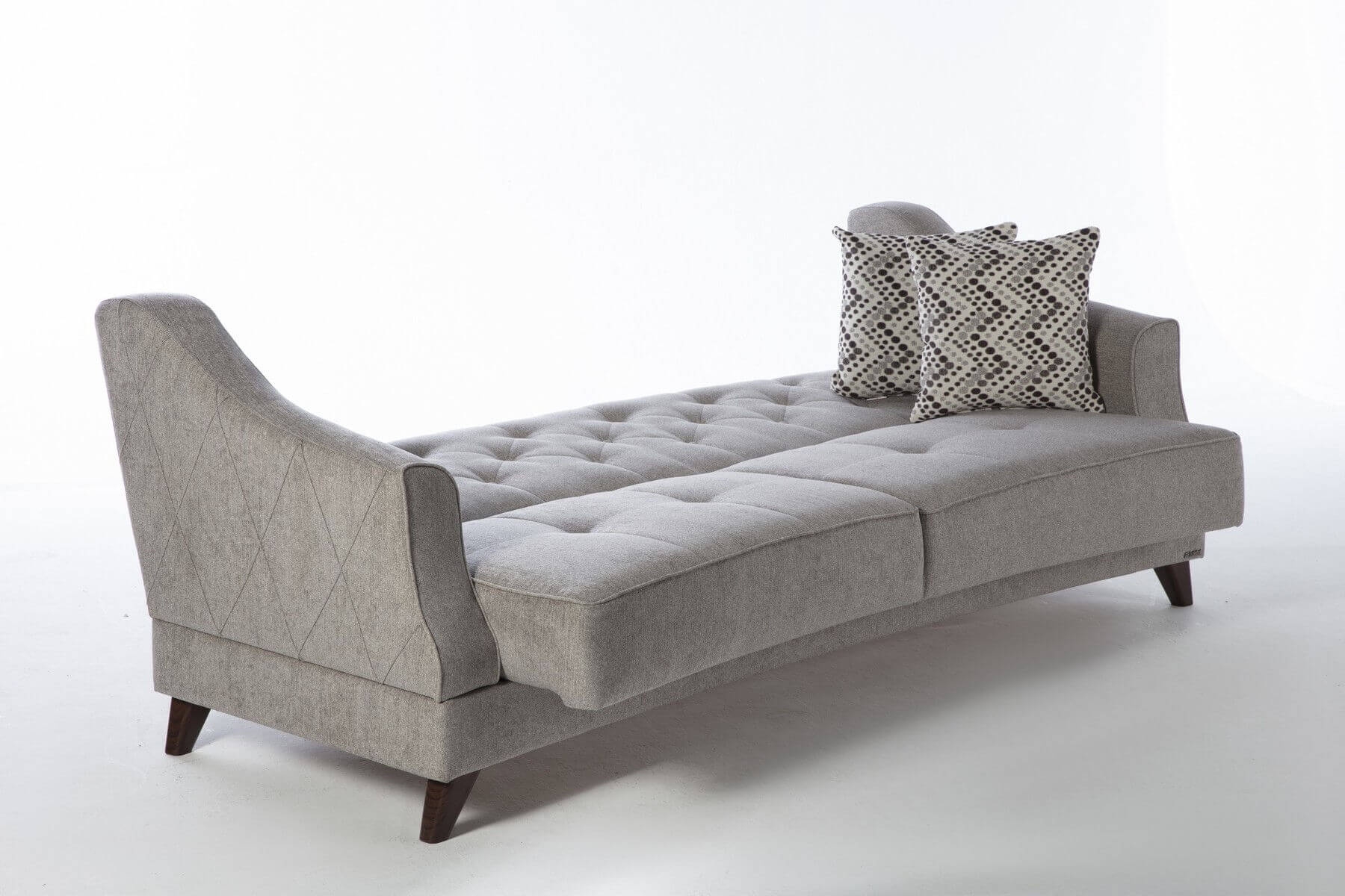 Siena Fabric Sleeper Storage Living Room Set