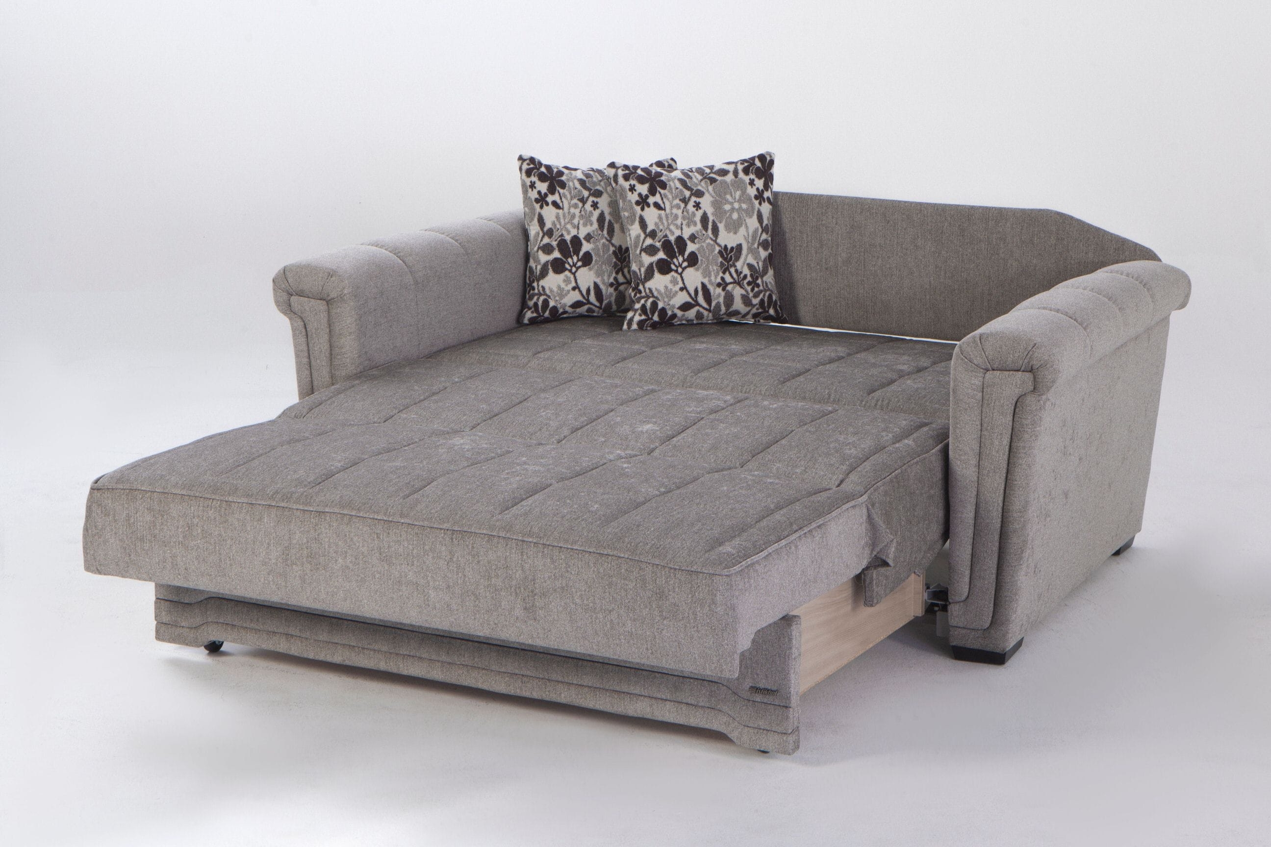 Victoria Fabric Pull Out Storage Sleeper Loveseat