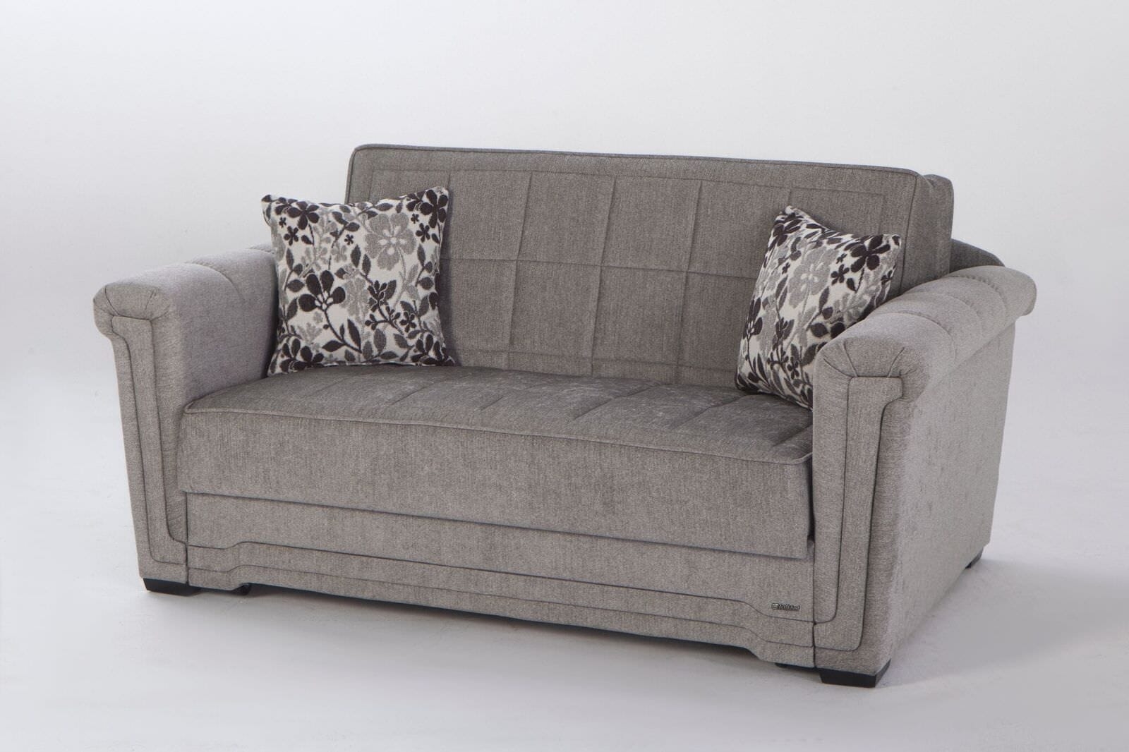 Victoria Fabric Pull Out Storage Sleeper Loveseat