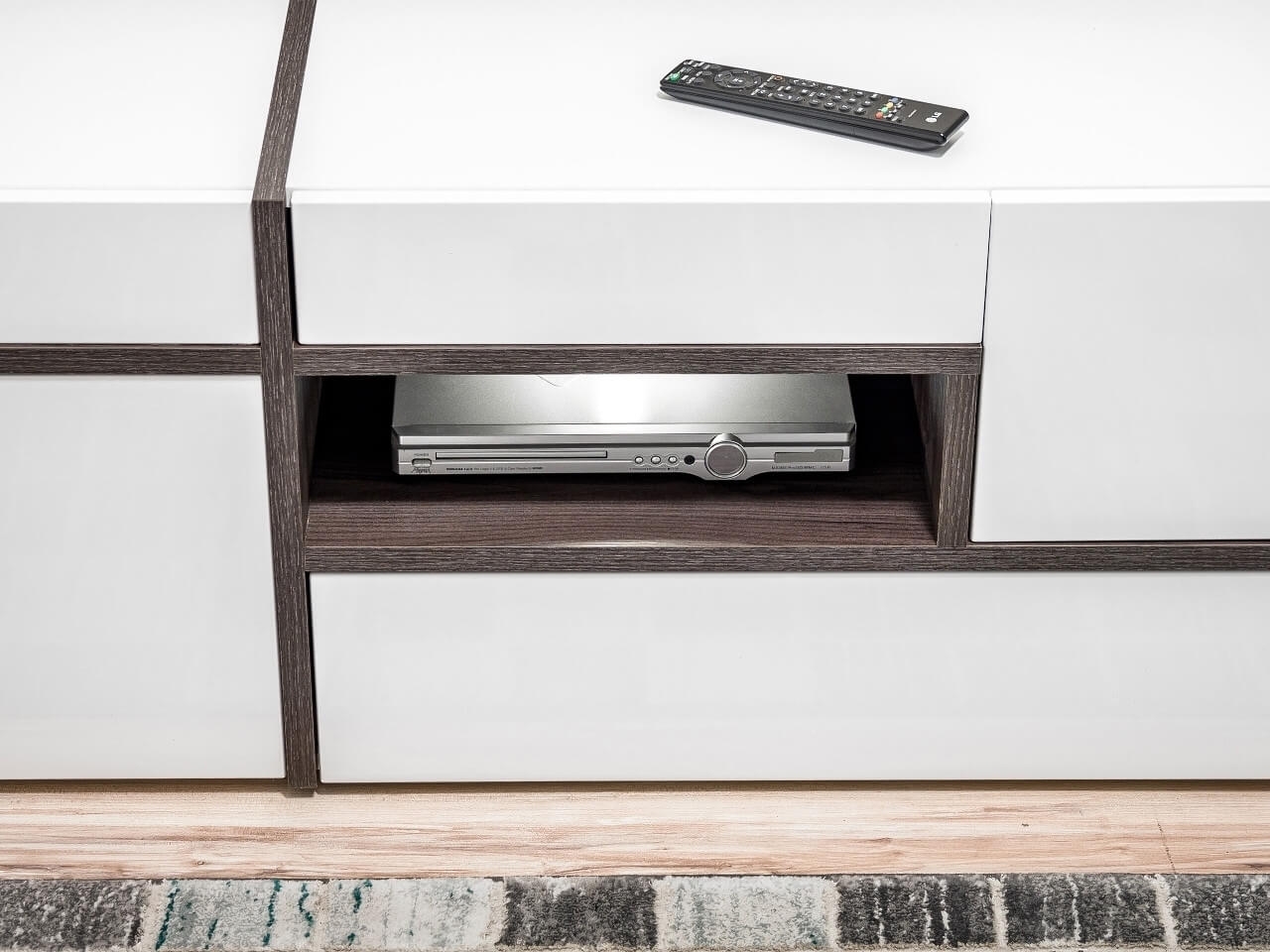Intersect 59" TV Stand with LED