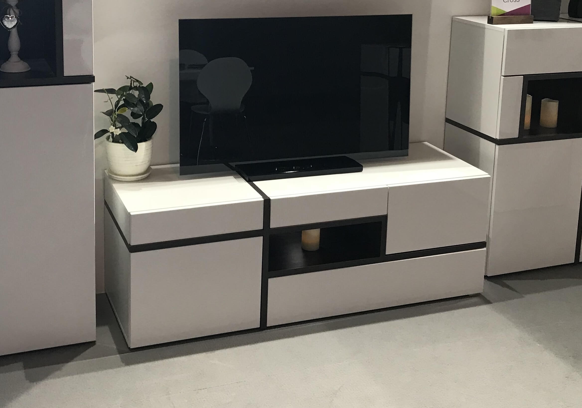 Intersect 59" TV Stand with LED