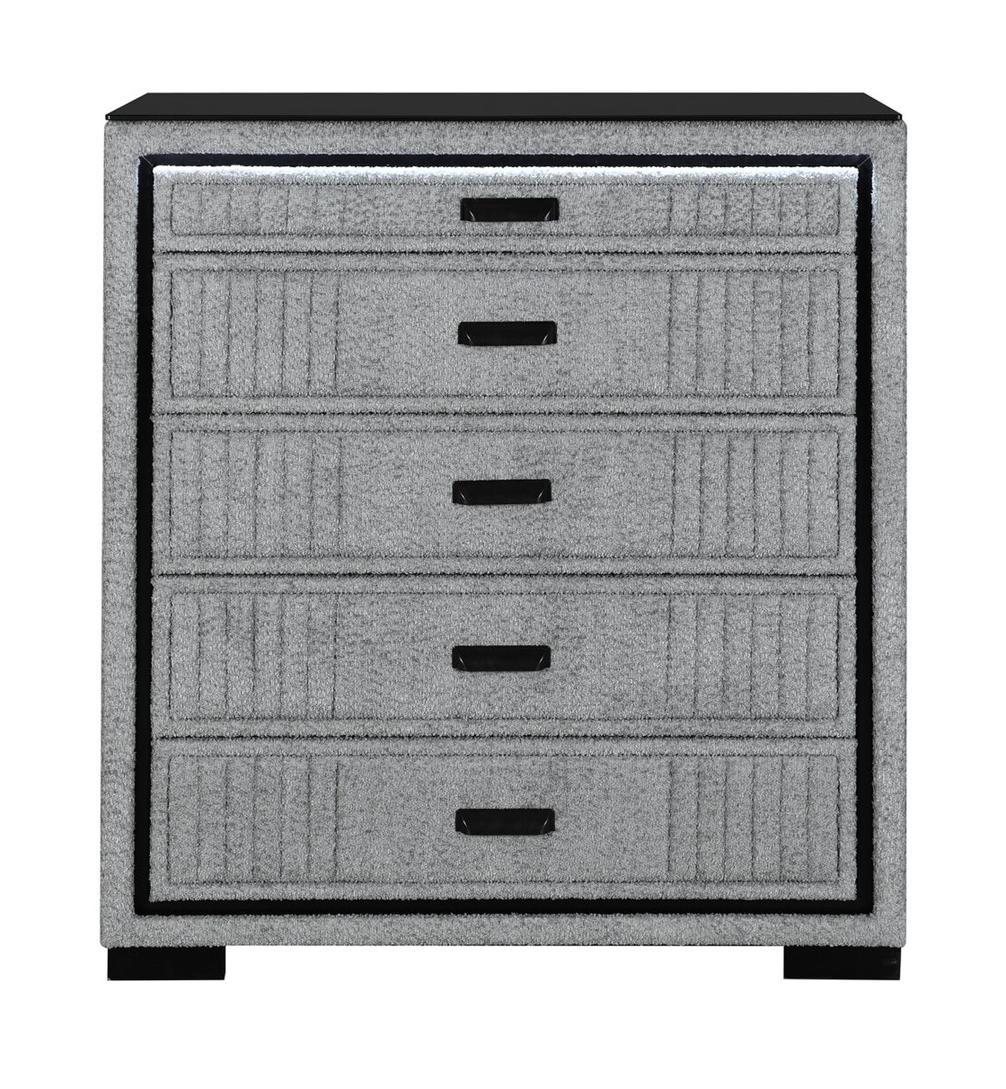 Isabella 5-Drawer Chest with LED
