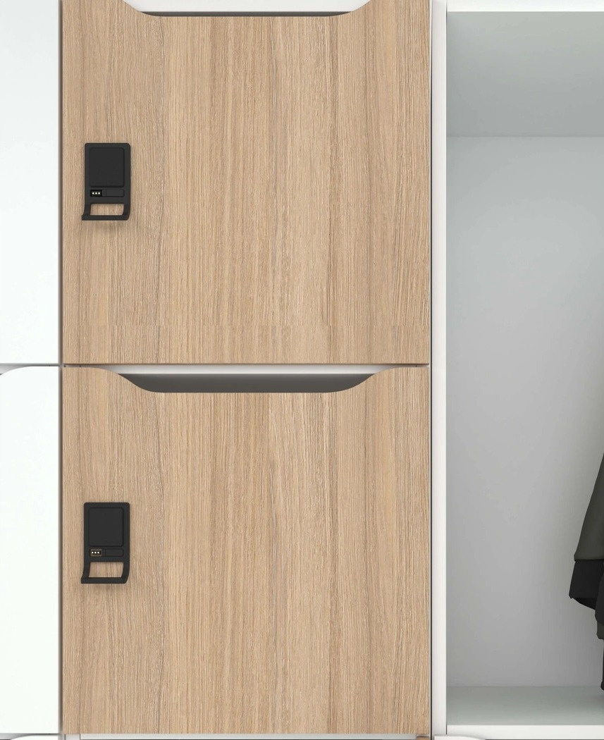 Choice Office Single Row Locker w/Small & Big Lockable Doors w/Electronic Keypad Locks & Mail Slots