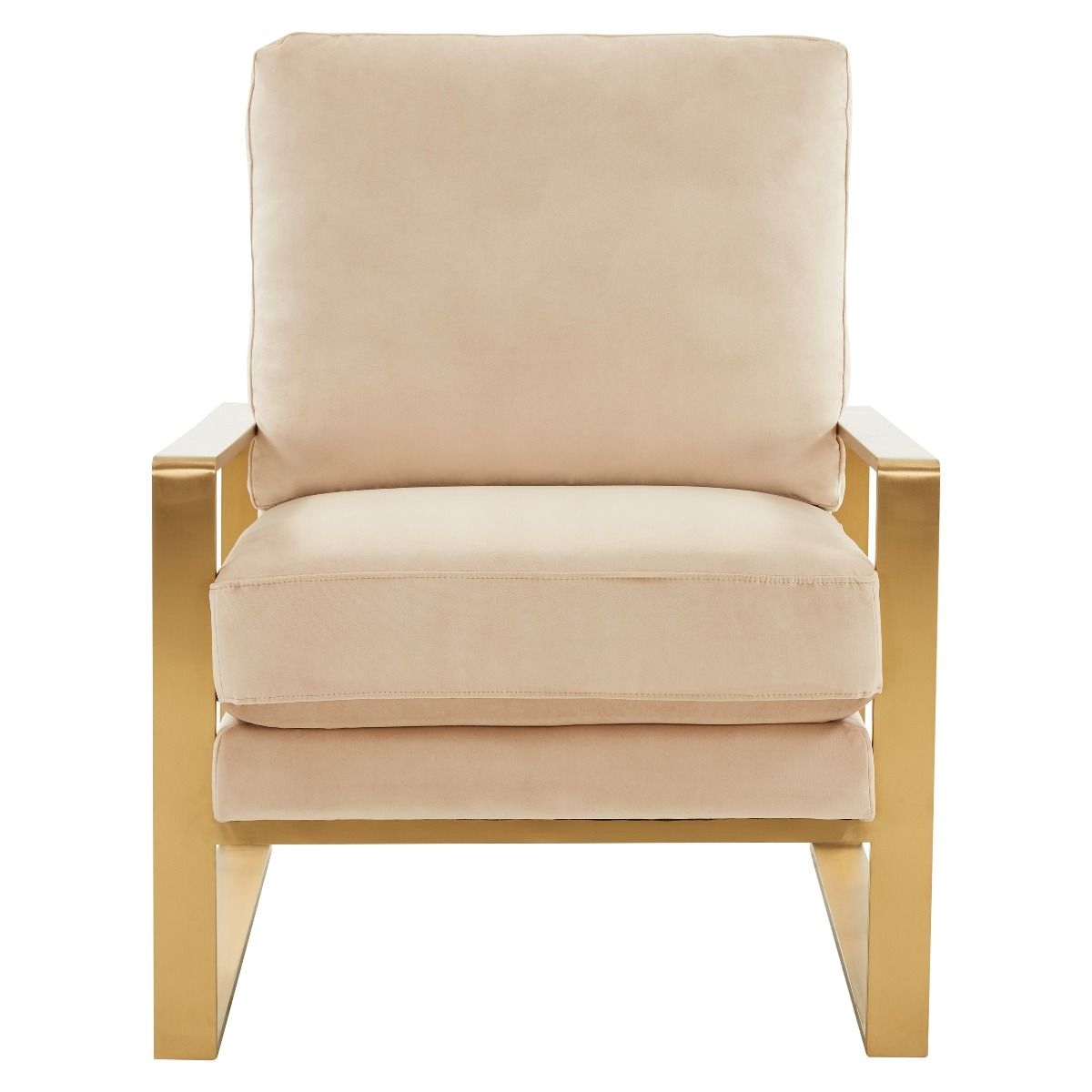 Jefferson Velvet Design Accent Armchair