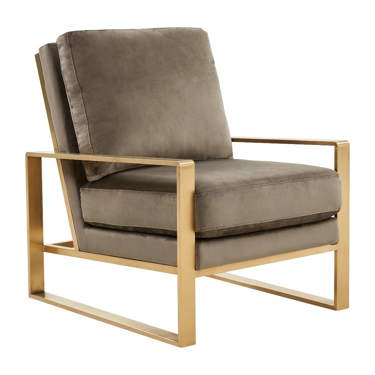 Jefferson Velvet Design Accent Armchair