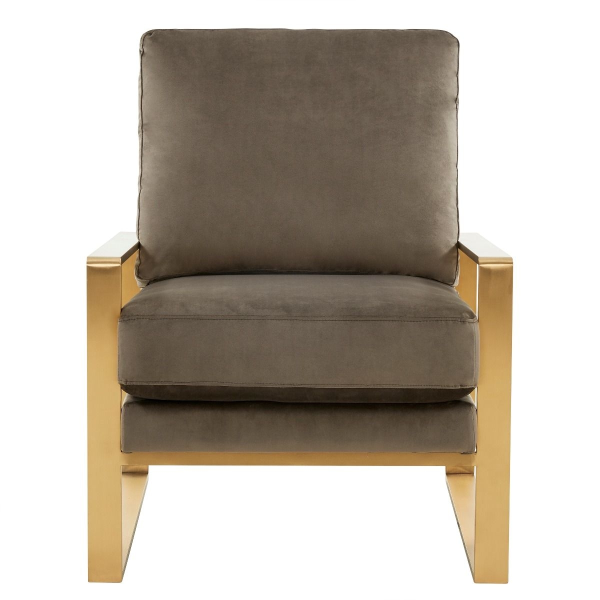 Jefferson Velvet Design Accent Armchair