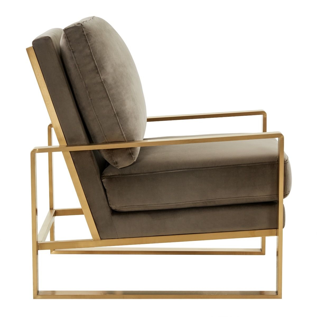 Jefferson Velvet Design Accent Armchair