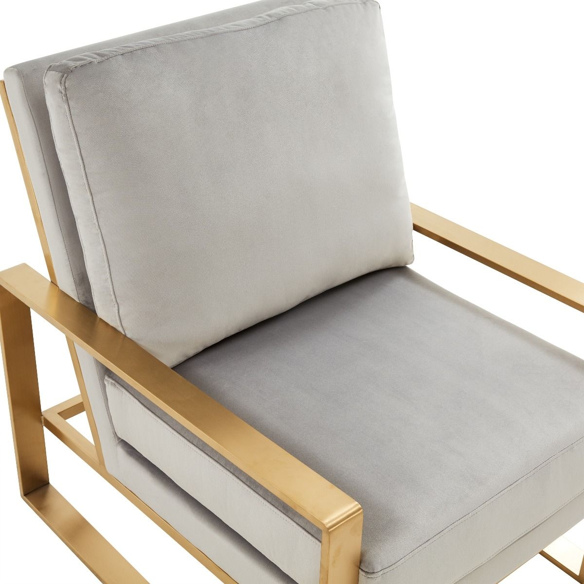 Jefferson Velvet Design Accent Armchair