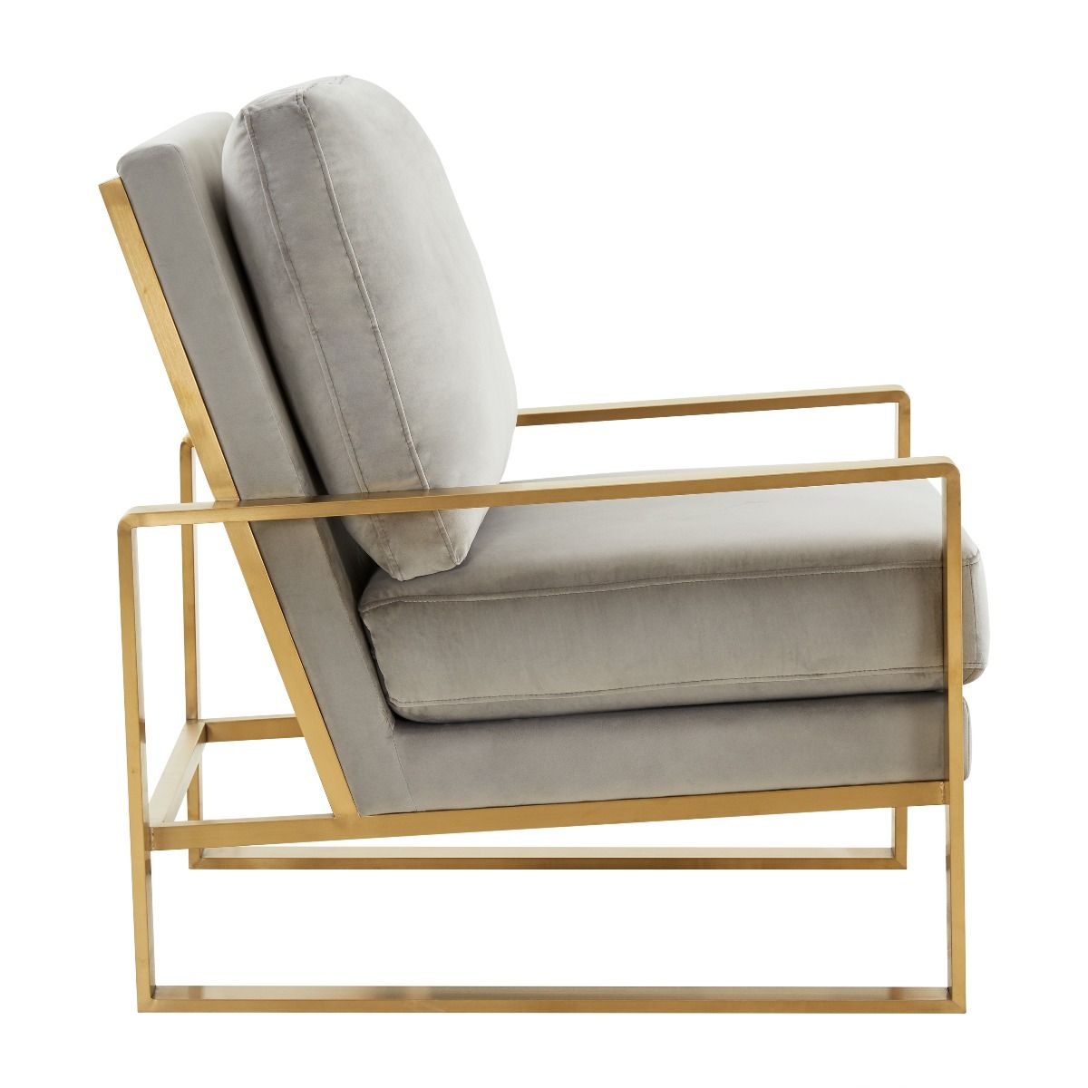 Jefferson Velvet Design Accent Armchair