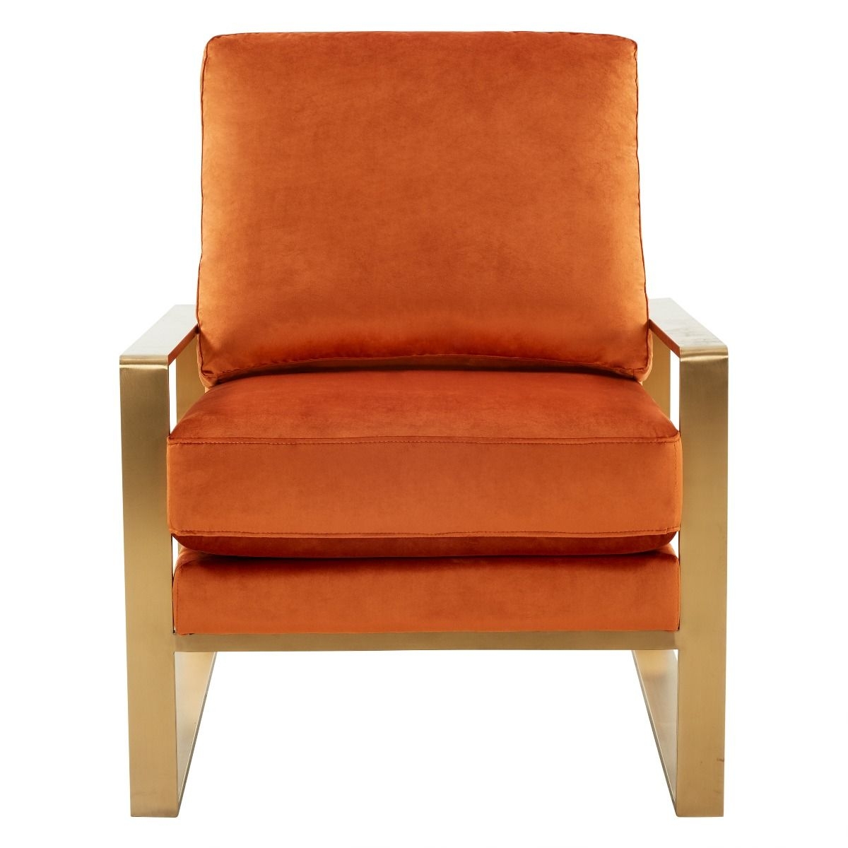 Jefferson Velvet Design Accent Armchair