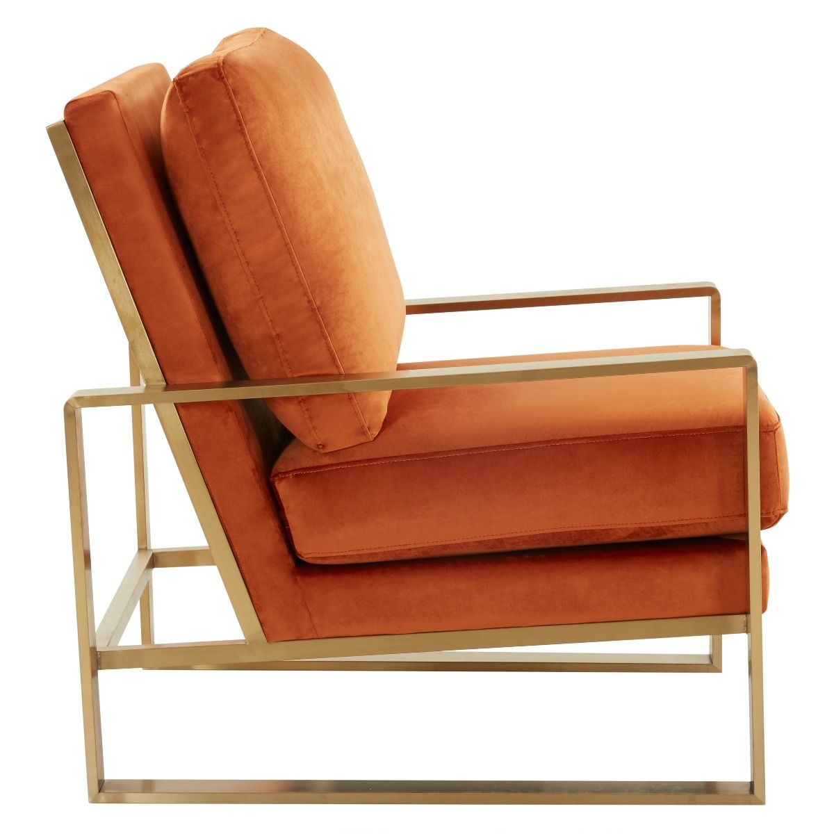 Jefferson Velvet Design Accent Armchair