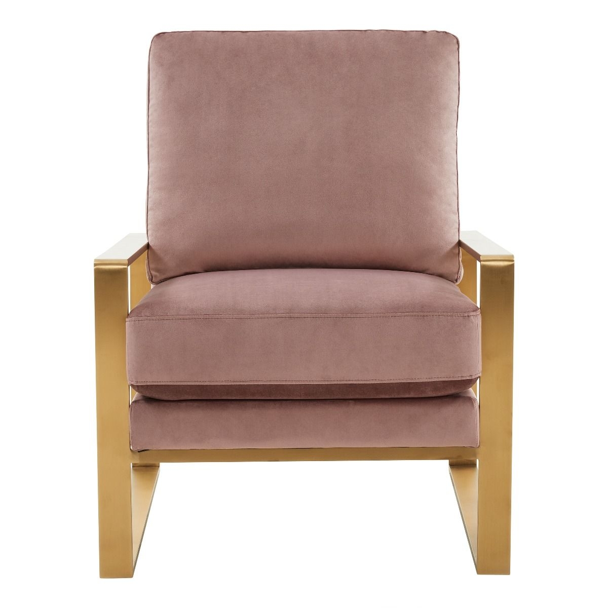Jefferson Velvet Design Accent Armchair