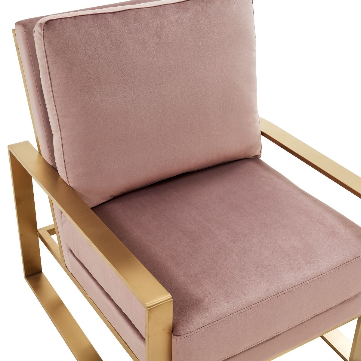 Jefferson Velvet Design Accent Armchair