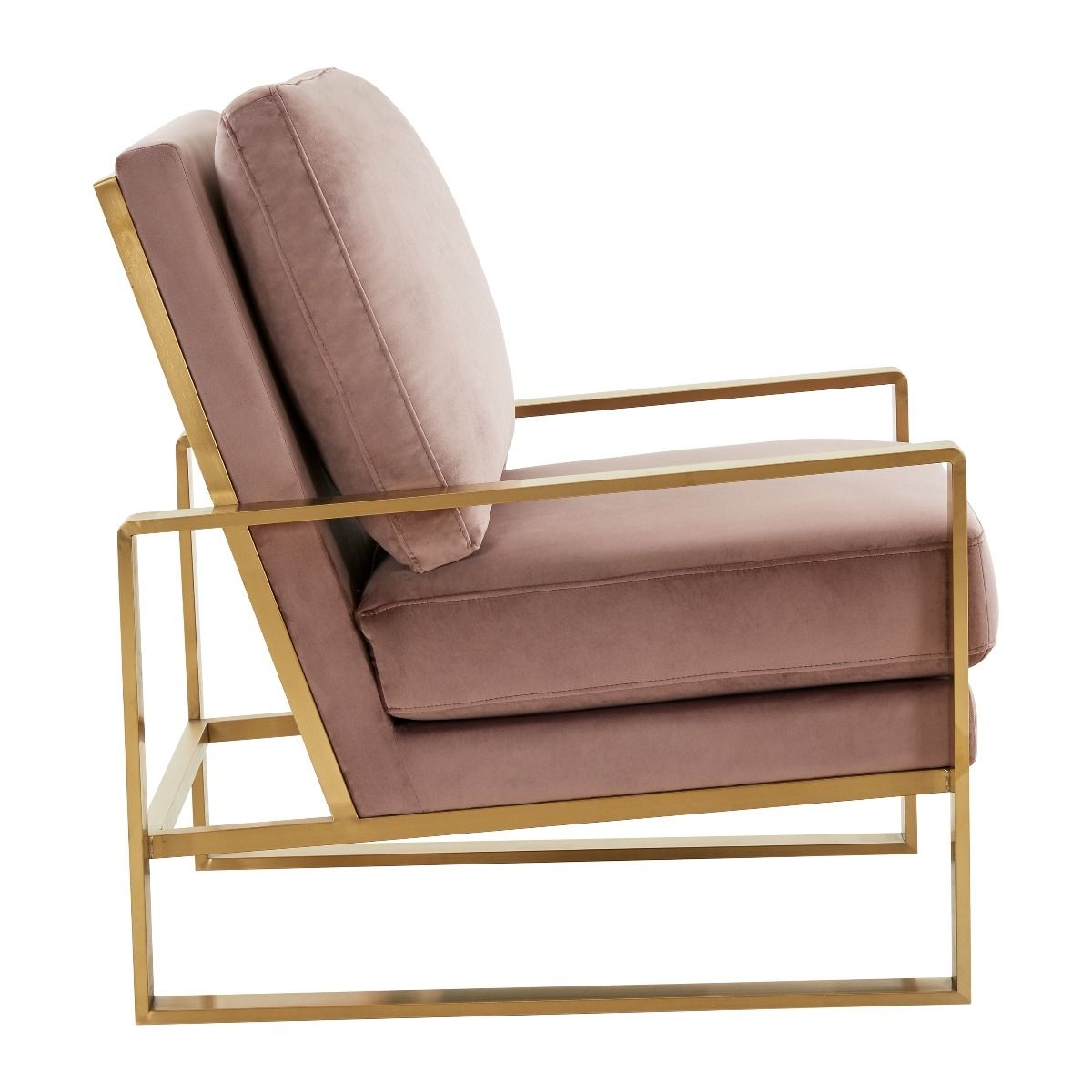 Jefferson Velvet Design Accent Armchair