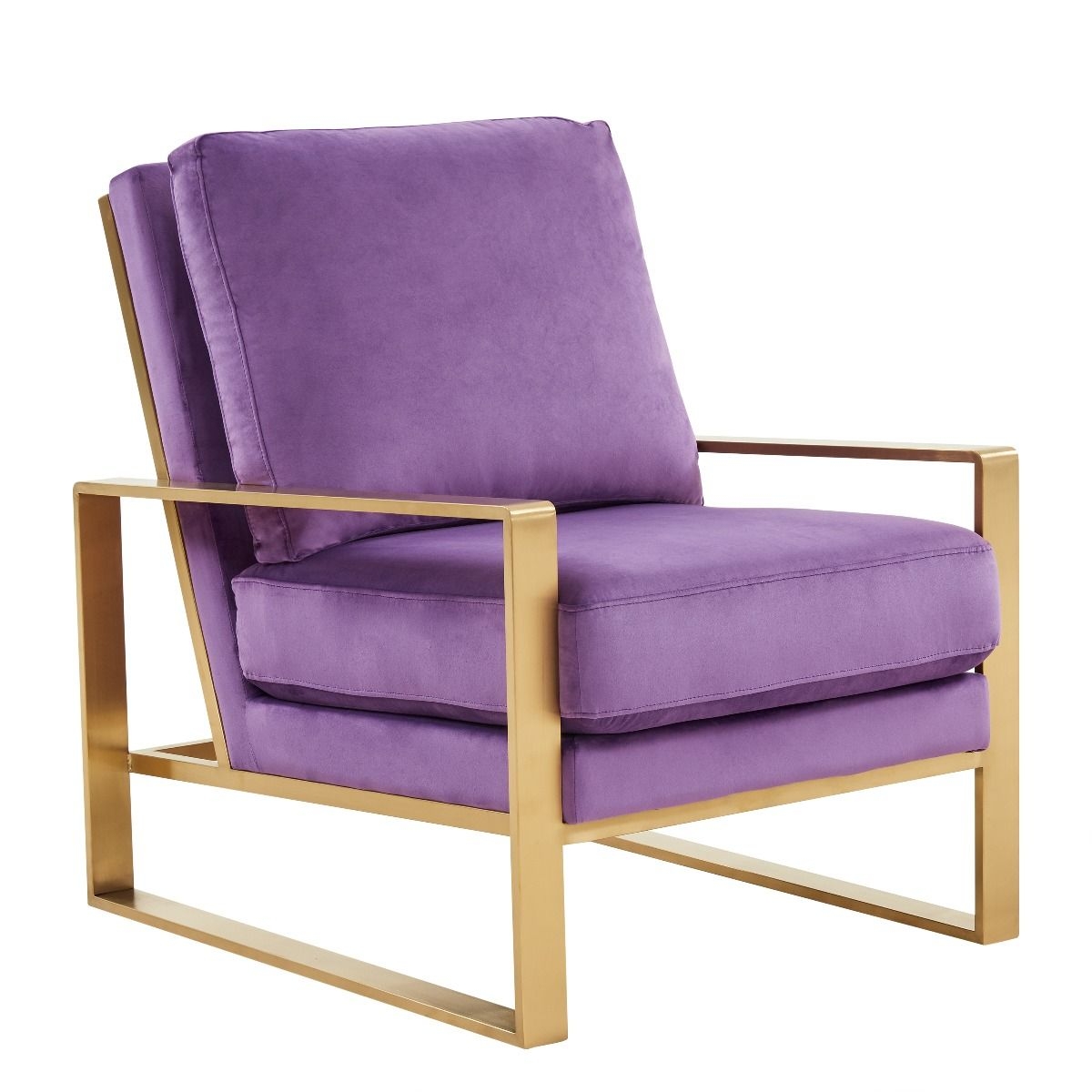 Jefferson Velvet Design Accent Armchair