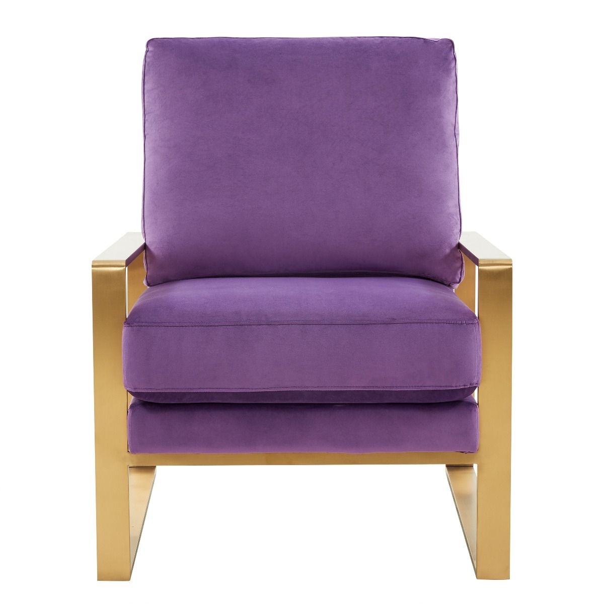 Jefferson Velvet Design Accent Armchair