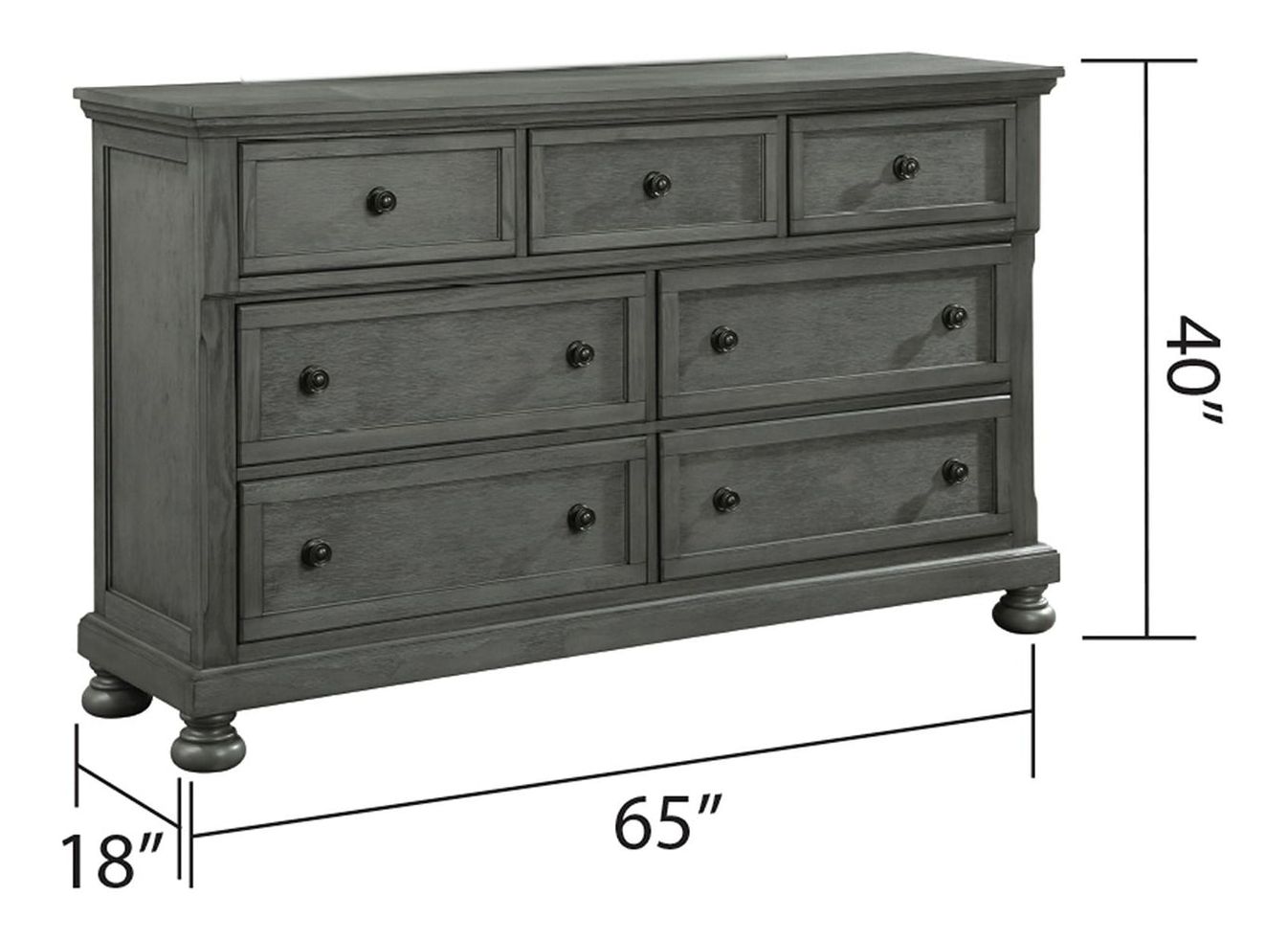 Jackson 7-Drawer Wood Veneer Dresser