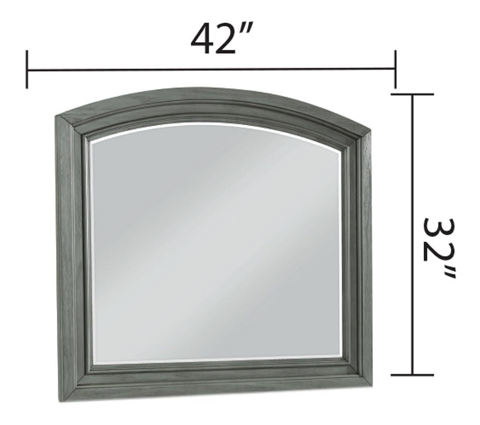 Jackson Wood Veneer Mirror