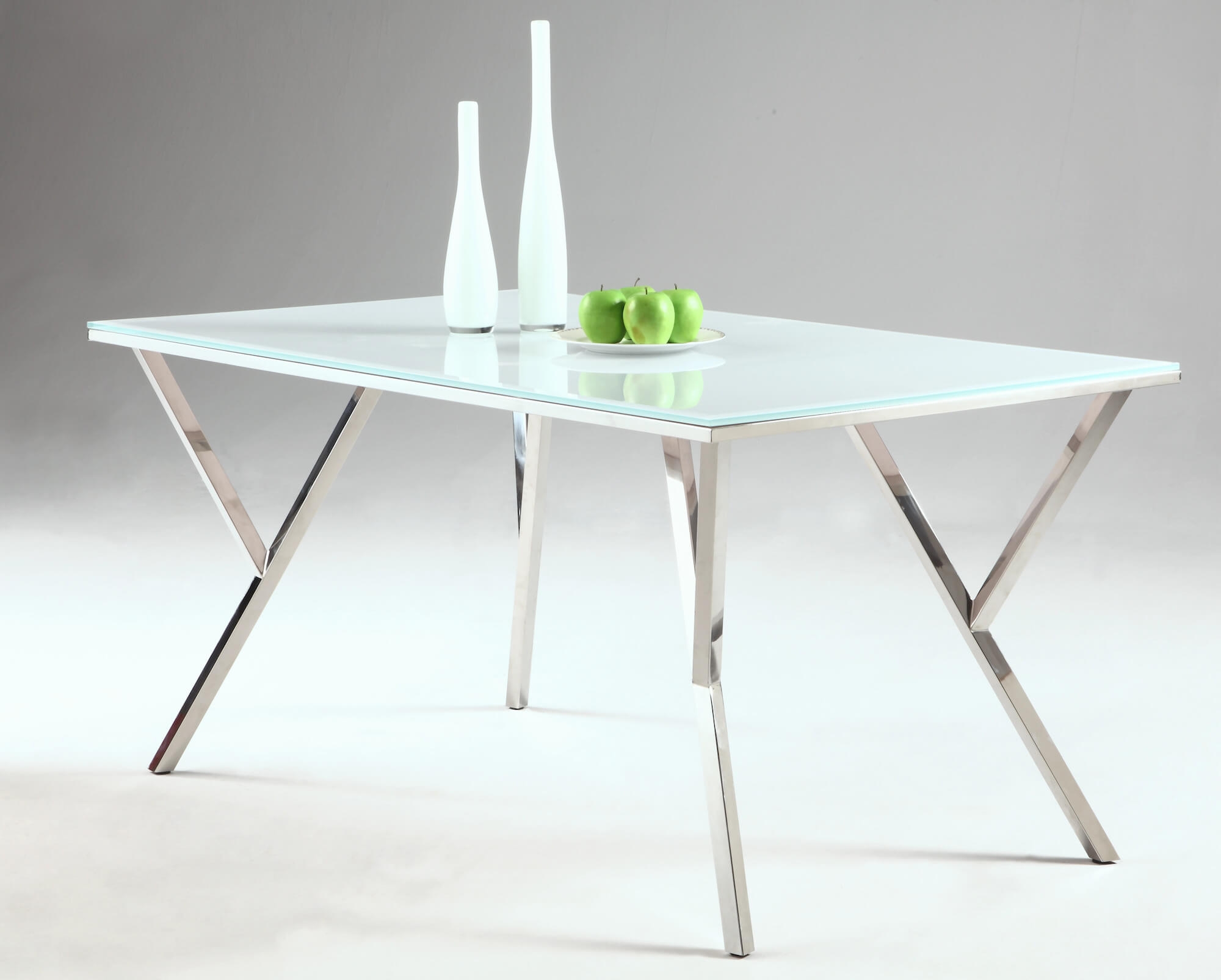 Jade Starphire Glass Dining Table