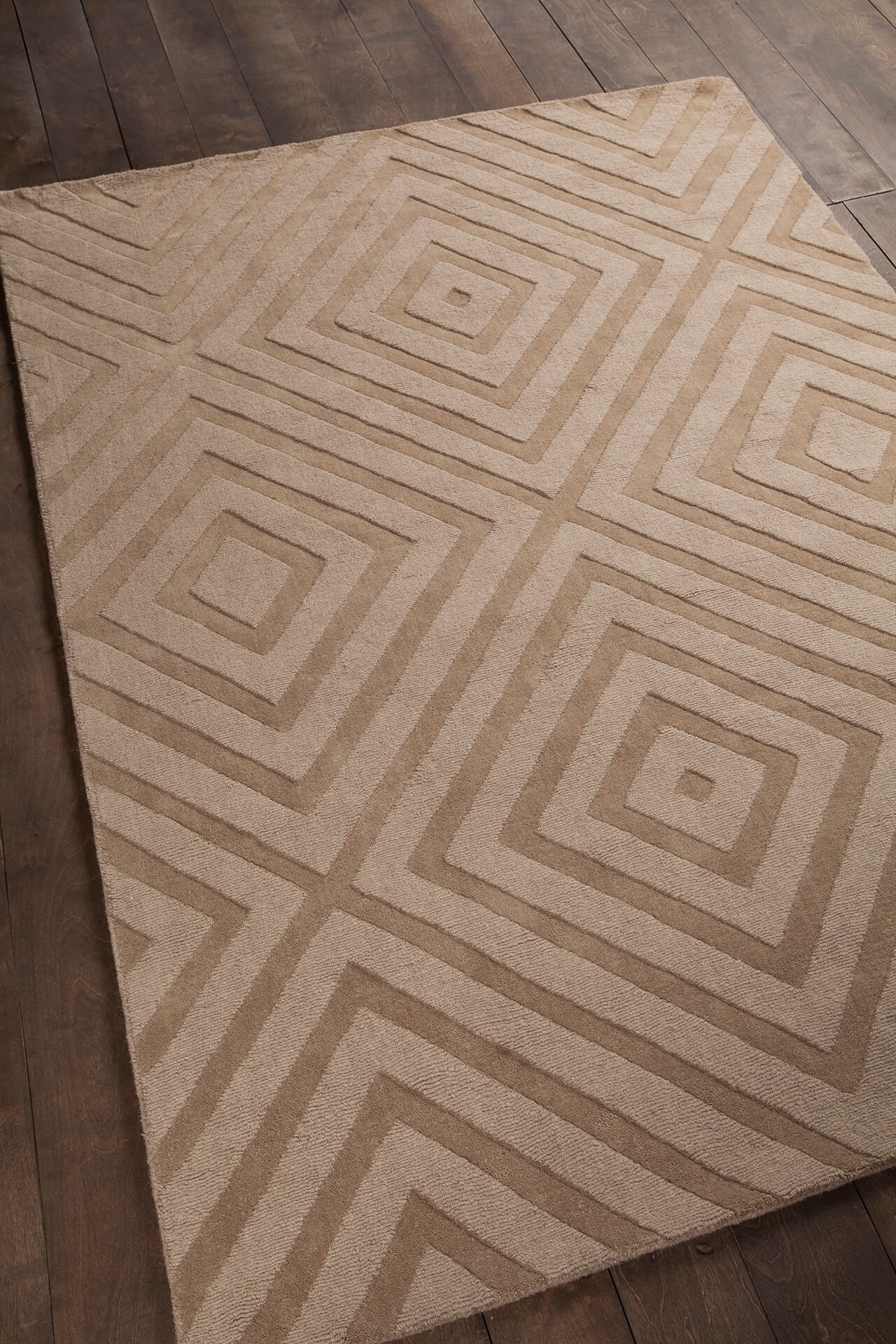 Jaipur Wool Rectangular Hand-woven Rug