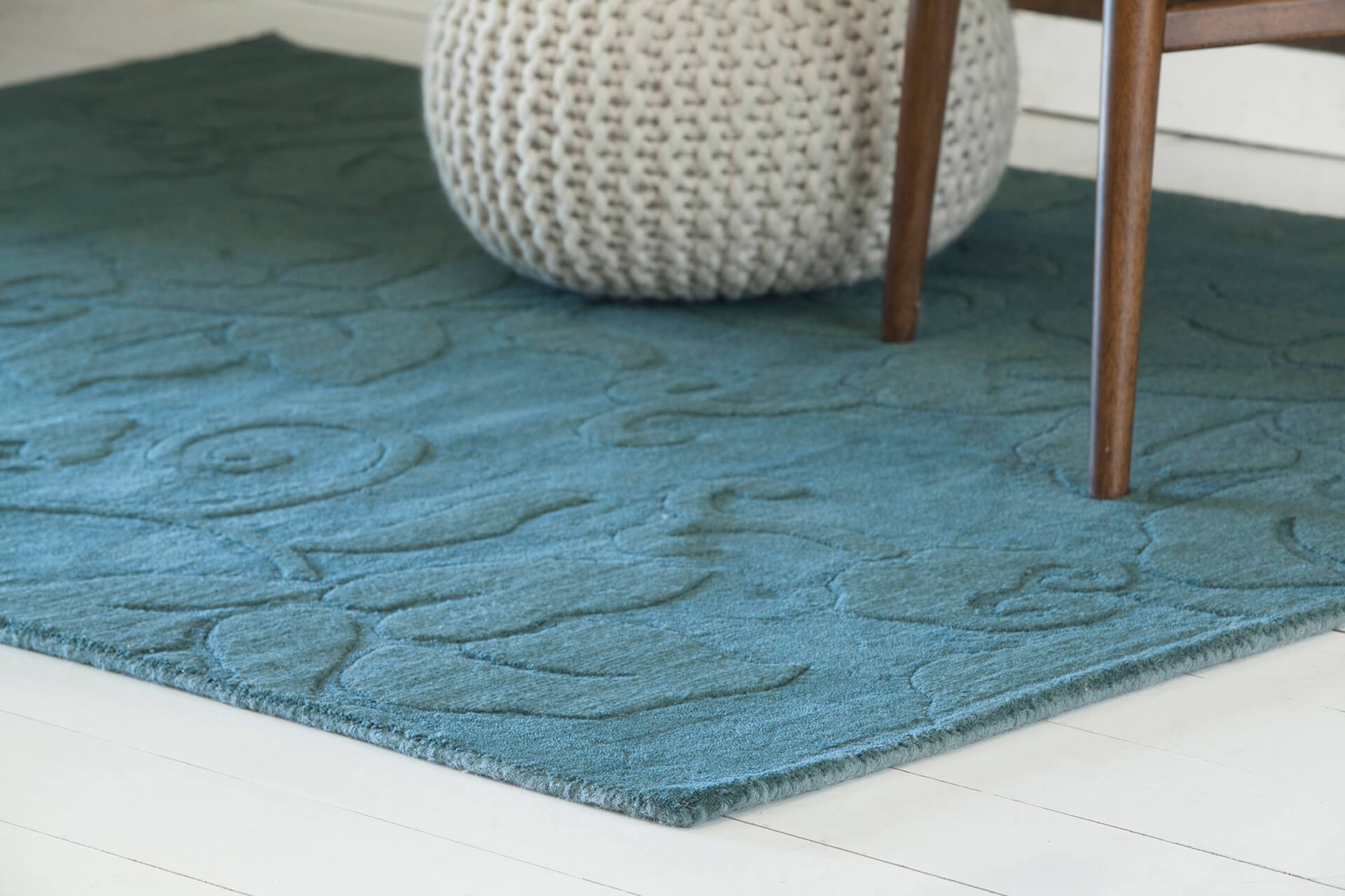 Jaipur Wool Rectangular Hand-woven Rug, 9' x 13'