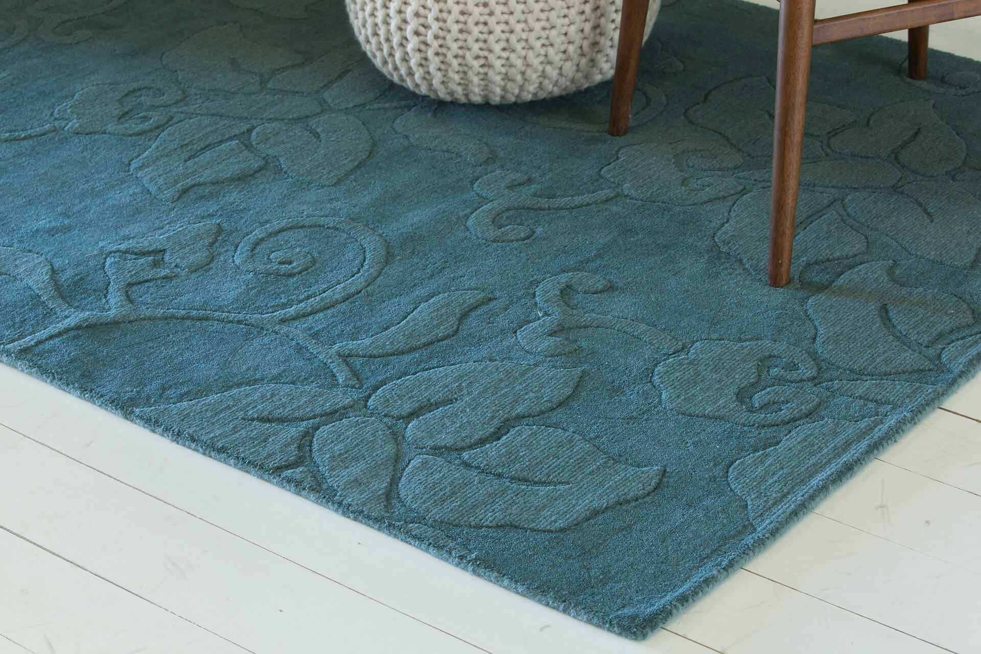 Jaipur Wool Rectangular Hand-woven Rug, 9' x 13'