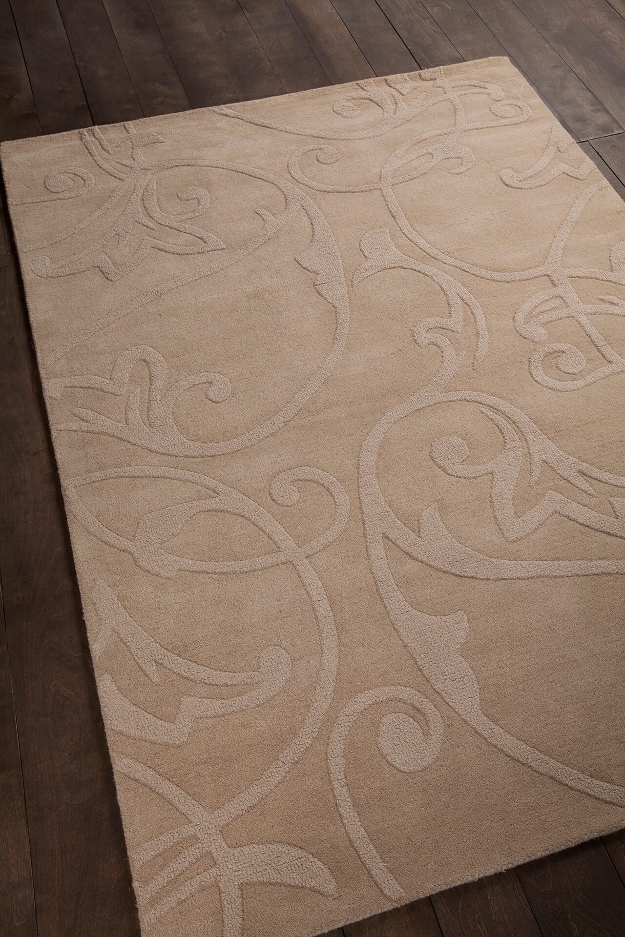Jaipur Wool Rectangular Hand-woven Rug