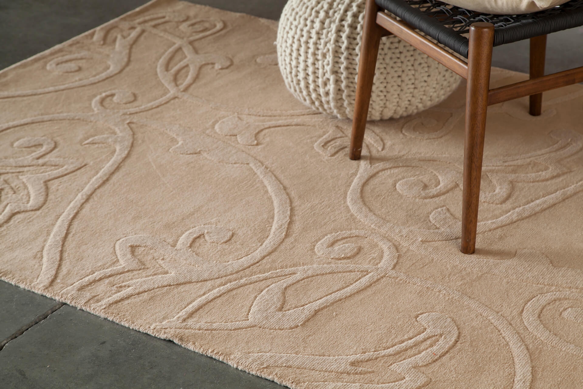 Jaipur Wool Rectangular Hand-woven Rug, 9' x 13'