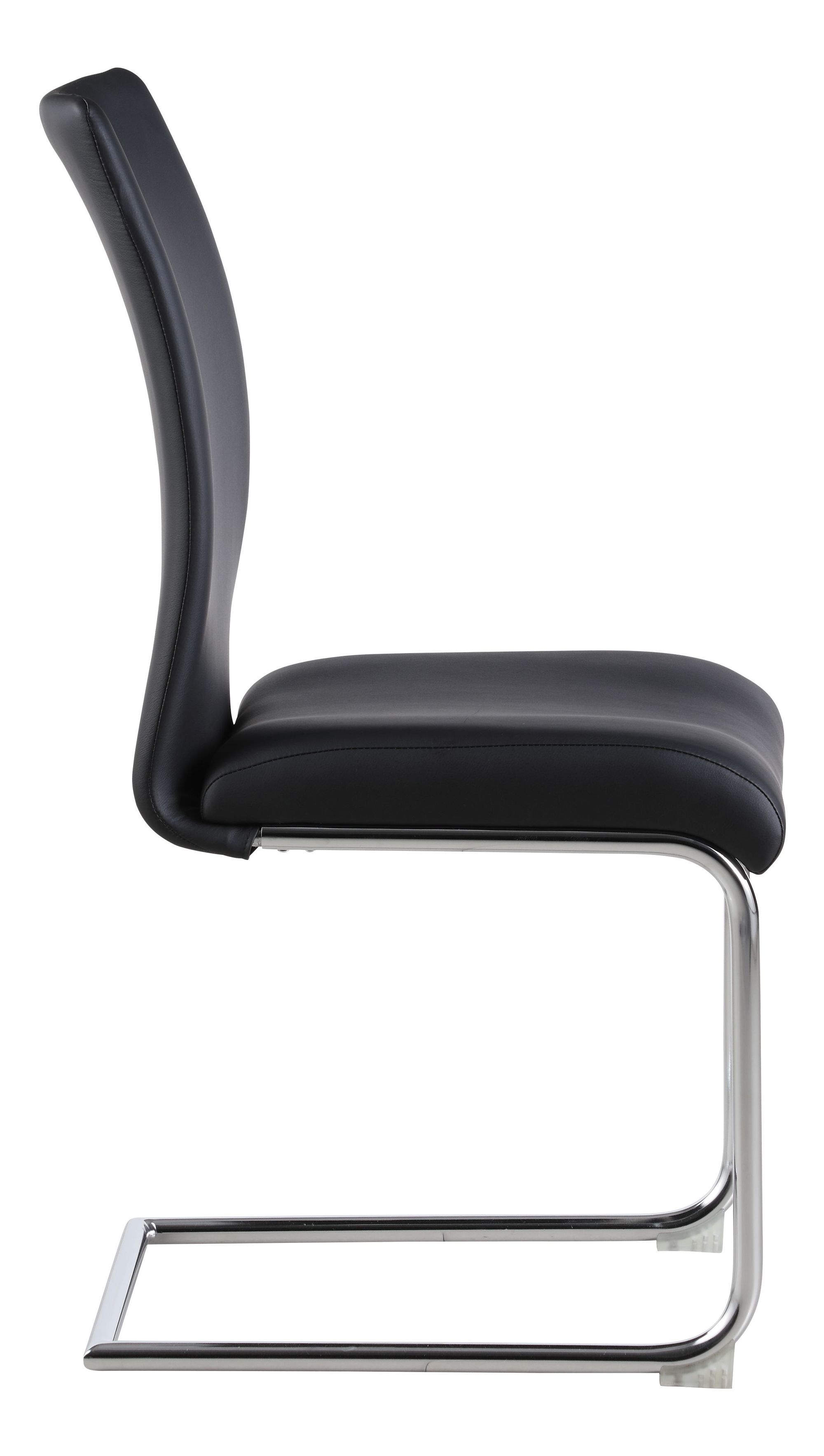 Pixie Contour Back Cantilever PU Side Chair