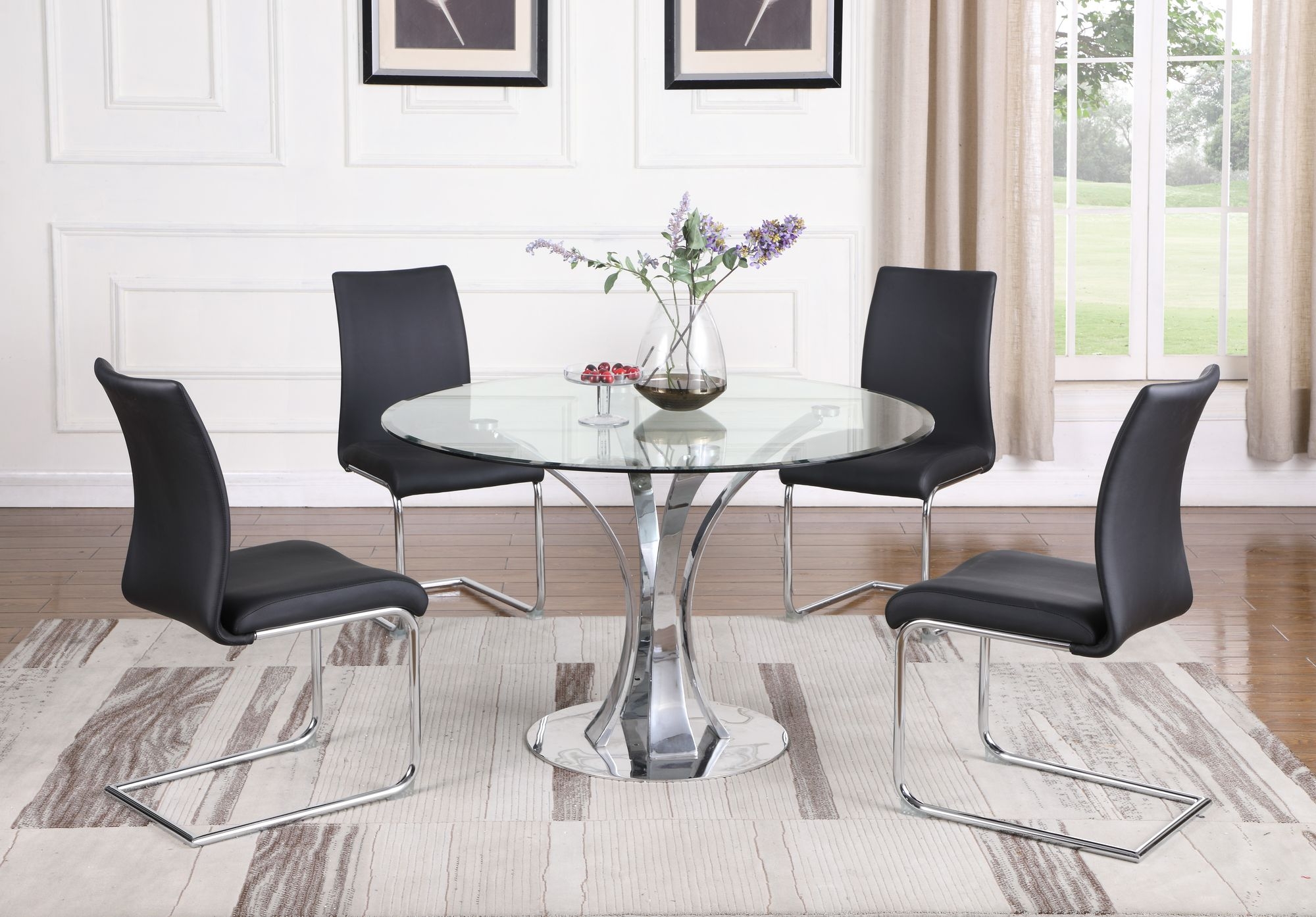 Pixie Contour Back Cantilever PU Side Chair