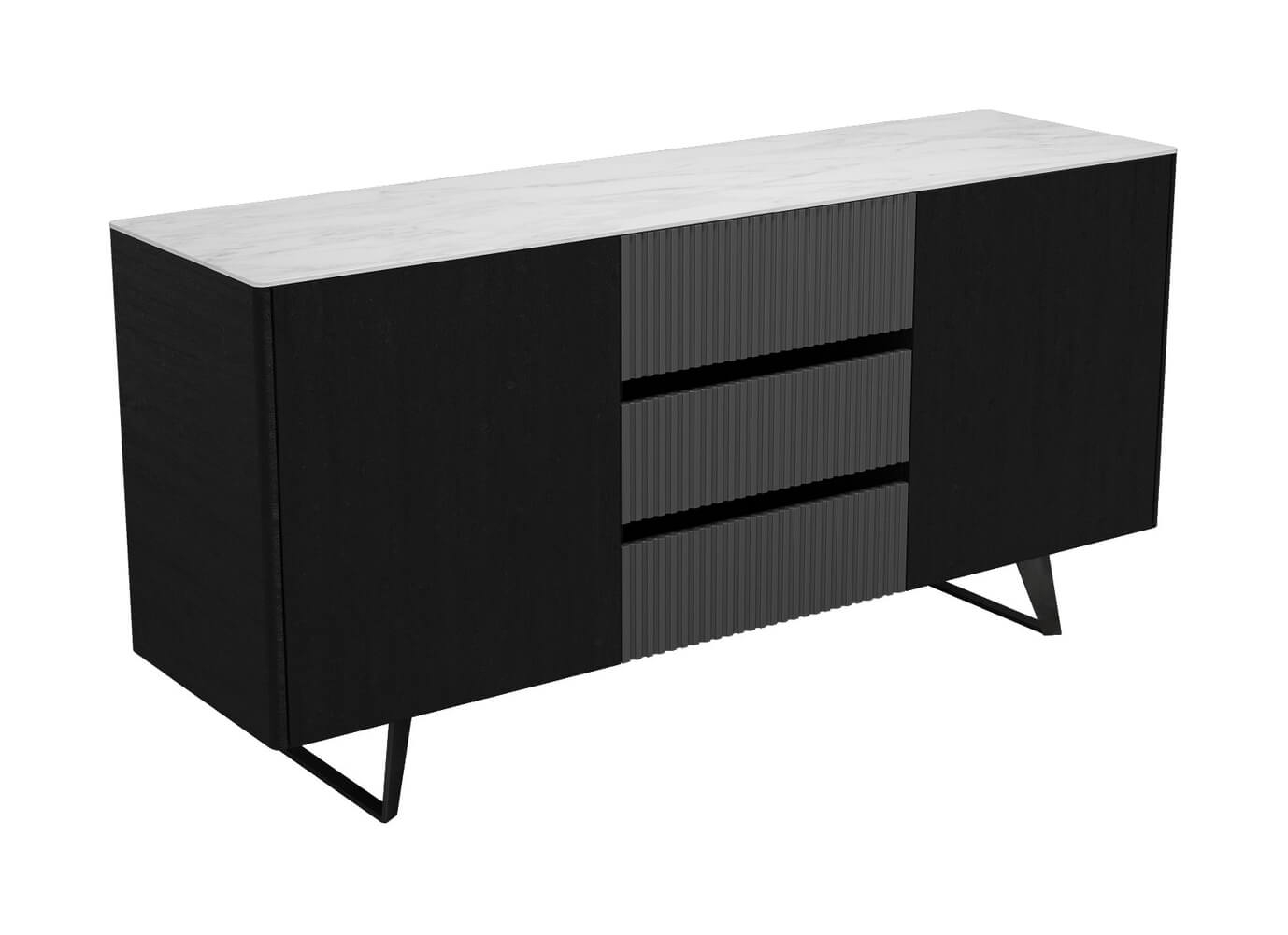 Jax Buffet with Carrera Style Porcelain Top