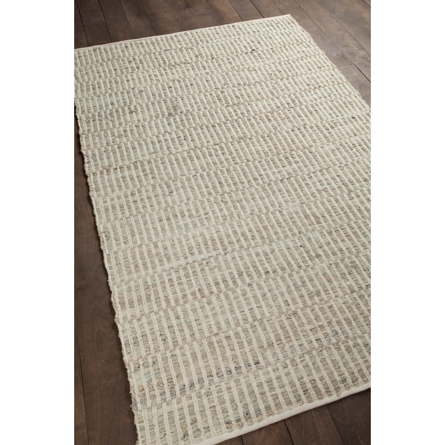 Jazz Cotton/Leather Handmade Rug