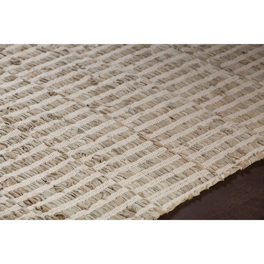 Jazz Cotton/Leather Handmade Rug