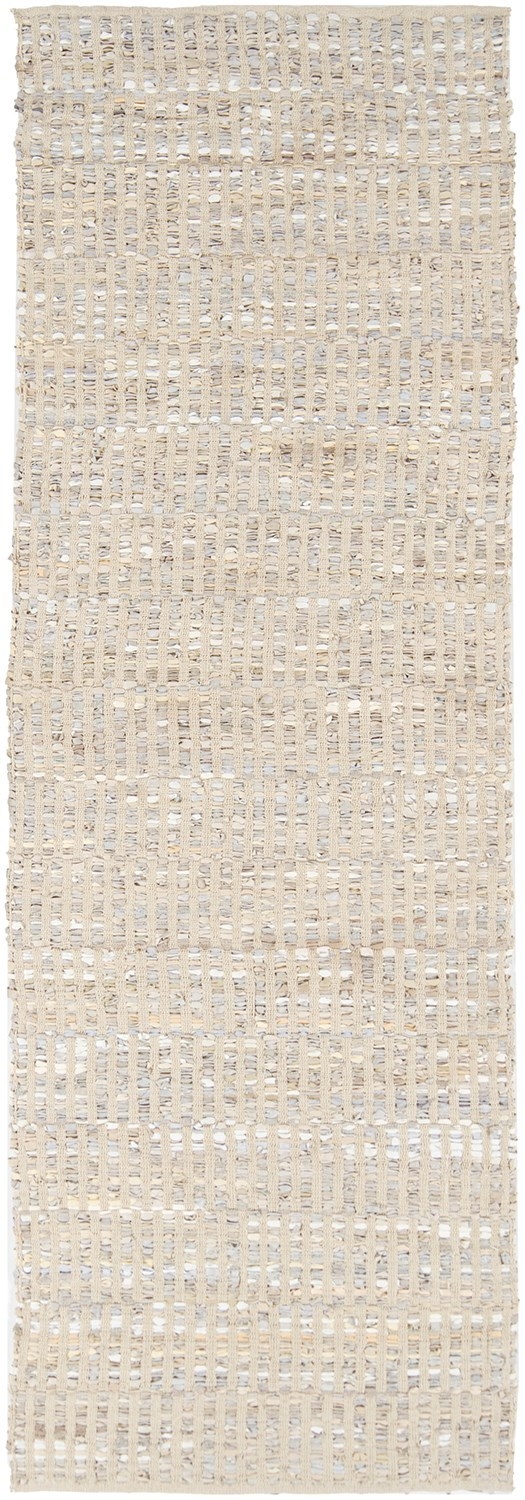 Jazz Cotton/Leather Handmade Rug