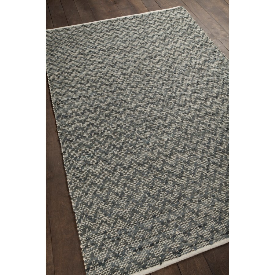 Jazz Leather/Cotton/Jute Rectangular Handmade Rug, 5' x 7'6"