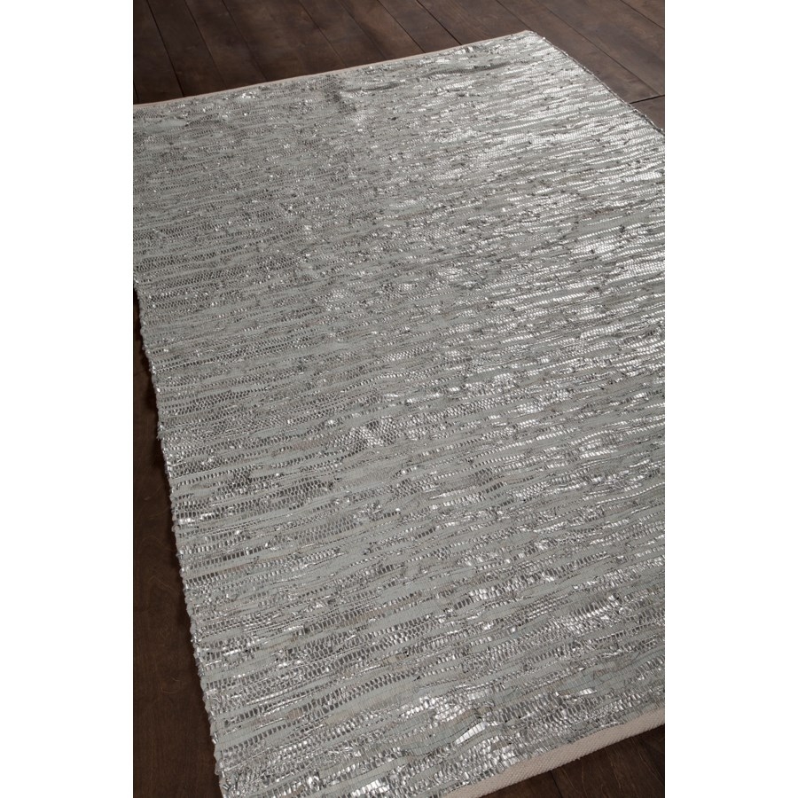 Jazz Cotton/Leather Rectangular Handmade Rug, 7'9" x 10'6"