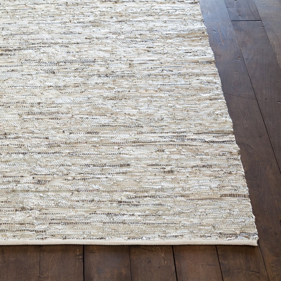 Jazz Cotton/Leather Runner Handmade Rug