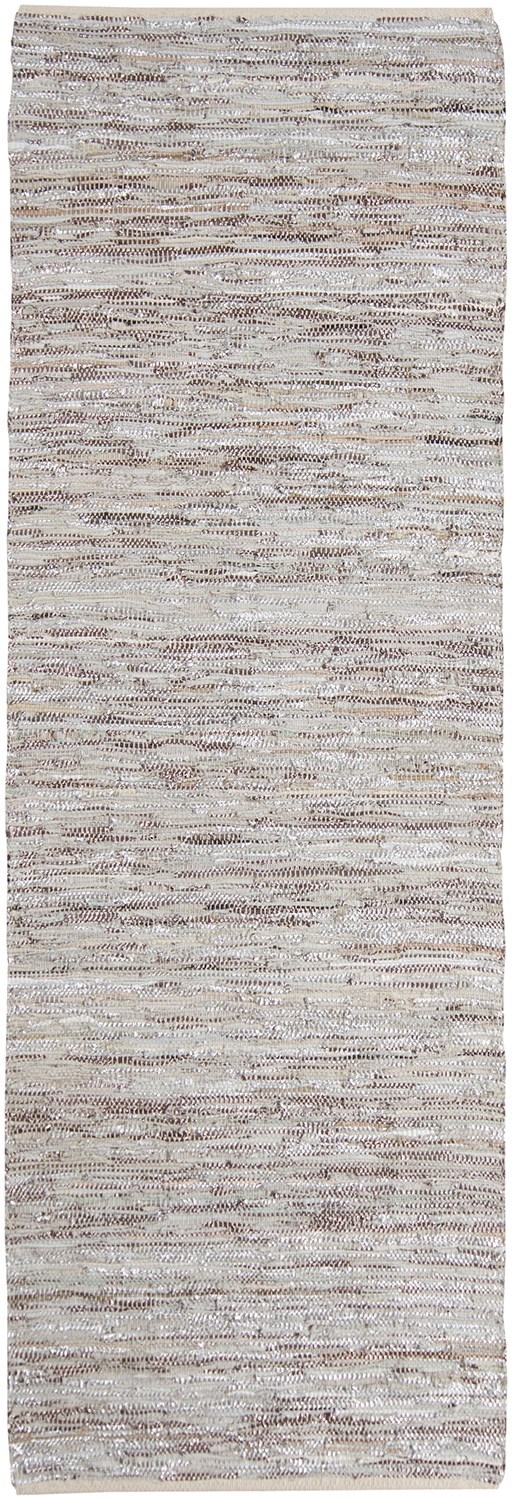Jazz Cotton/Leather Runner Handmade Rug
