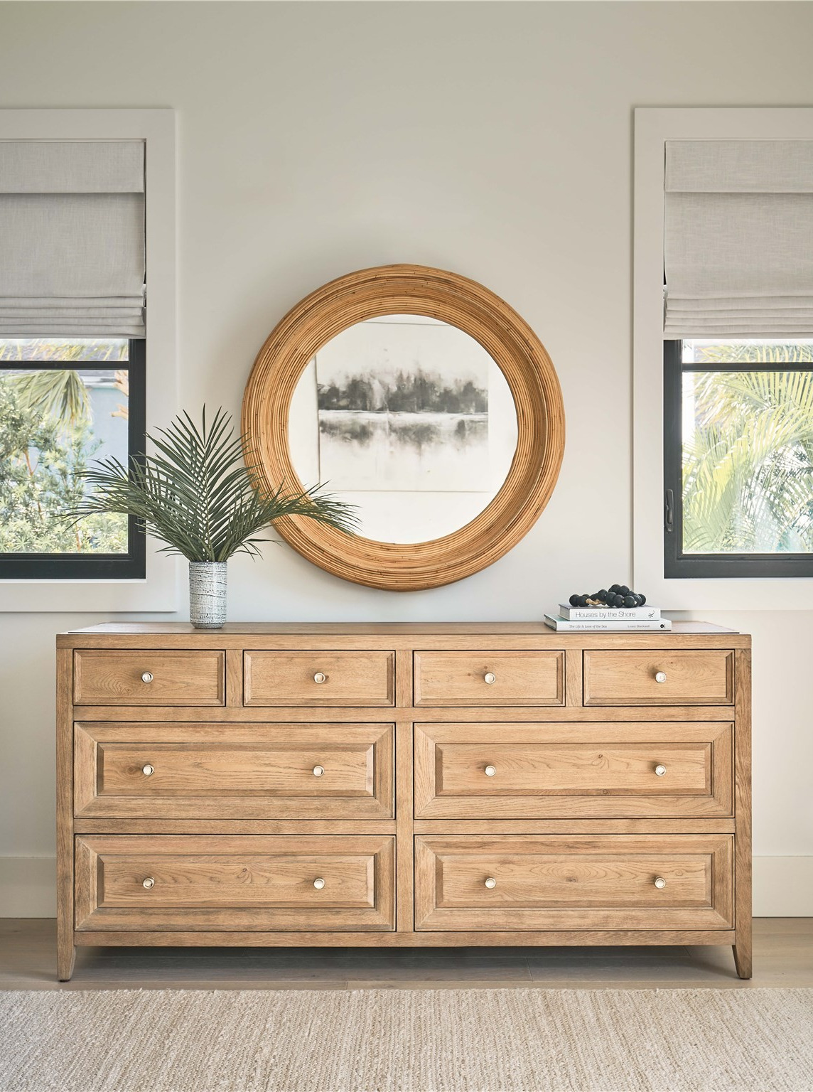 Lakeway Rattan Mirror
